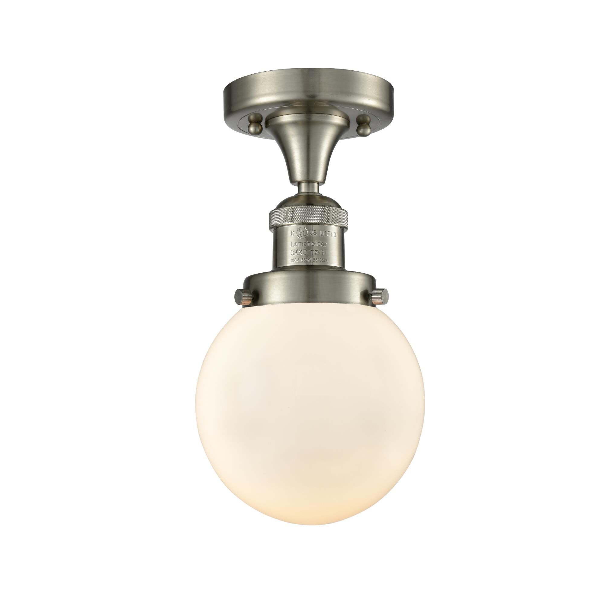 Bruno Marashlian Beacon 6 Inch 1 Light Semi Flush Mount by Innovations Lighting