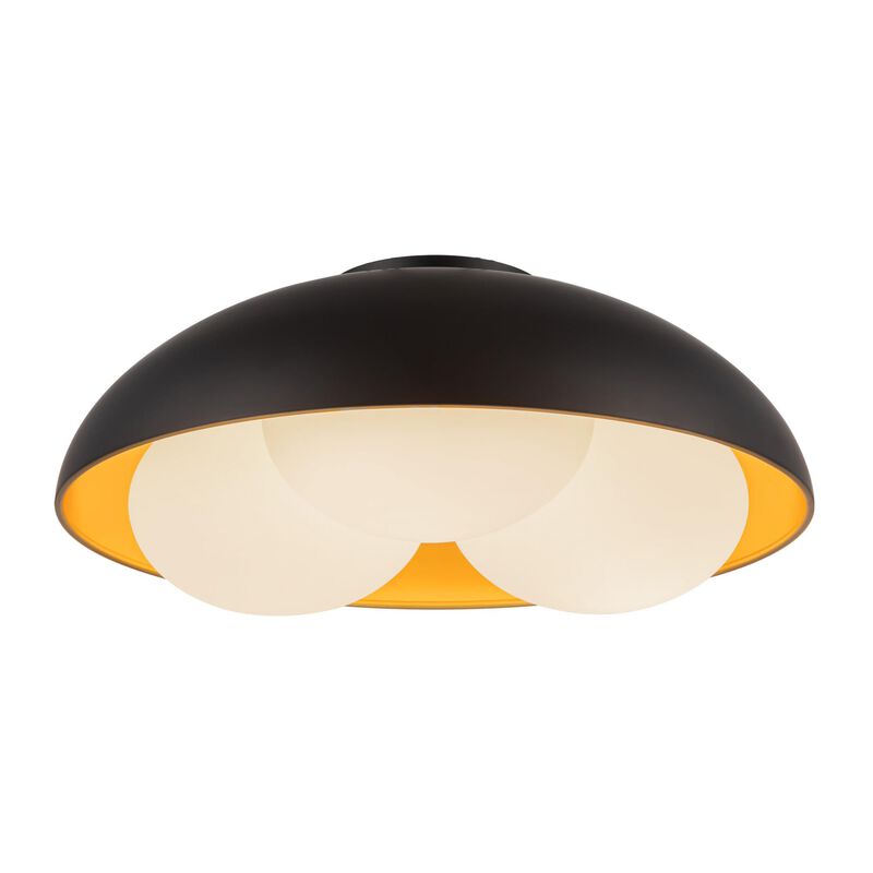 Robyn 16 Inch 3 Light Flush Mount by Alora Mood