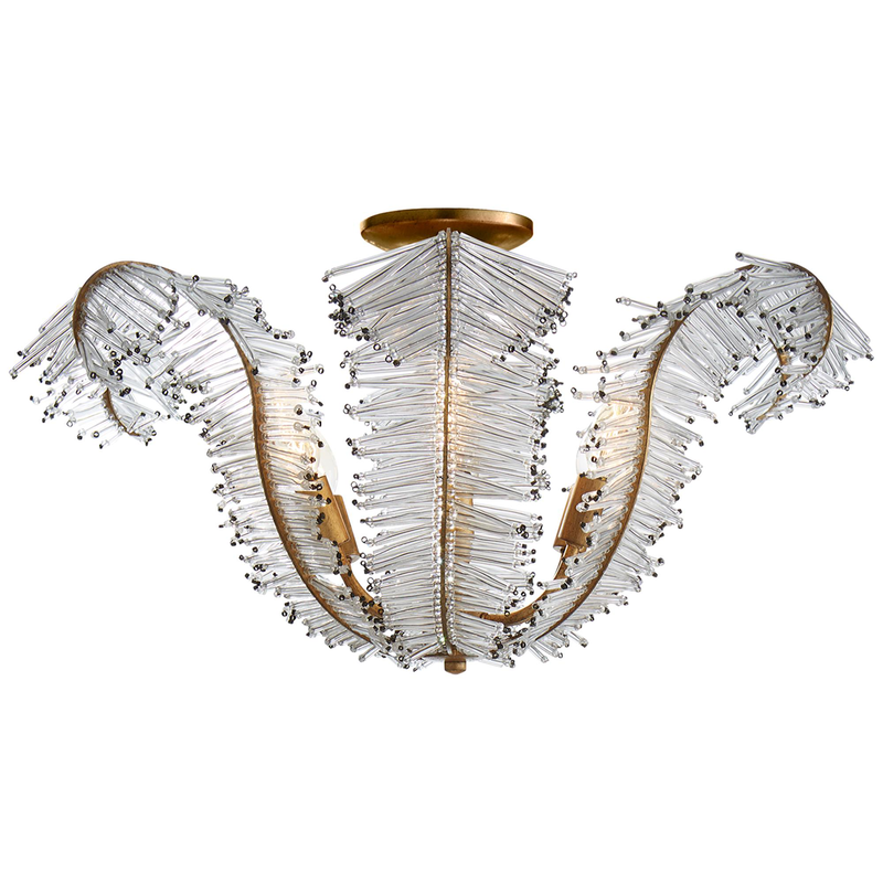 Niermann Weeks Calais 26 Inch 6 Light Semi Flush Mount by Visual Comfort Signature Collection