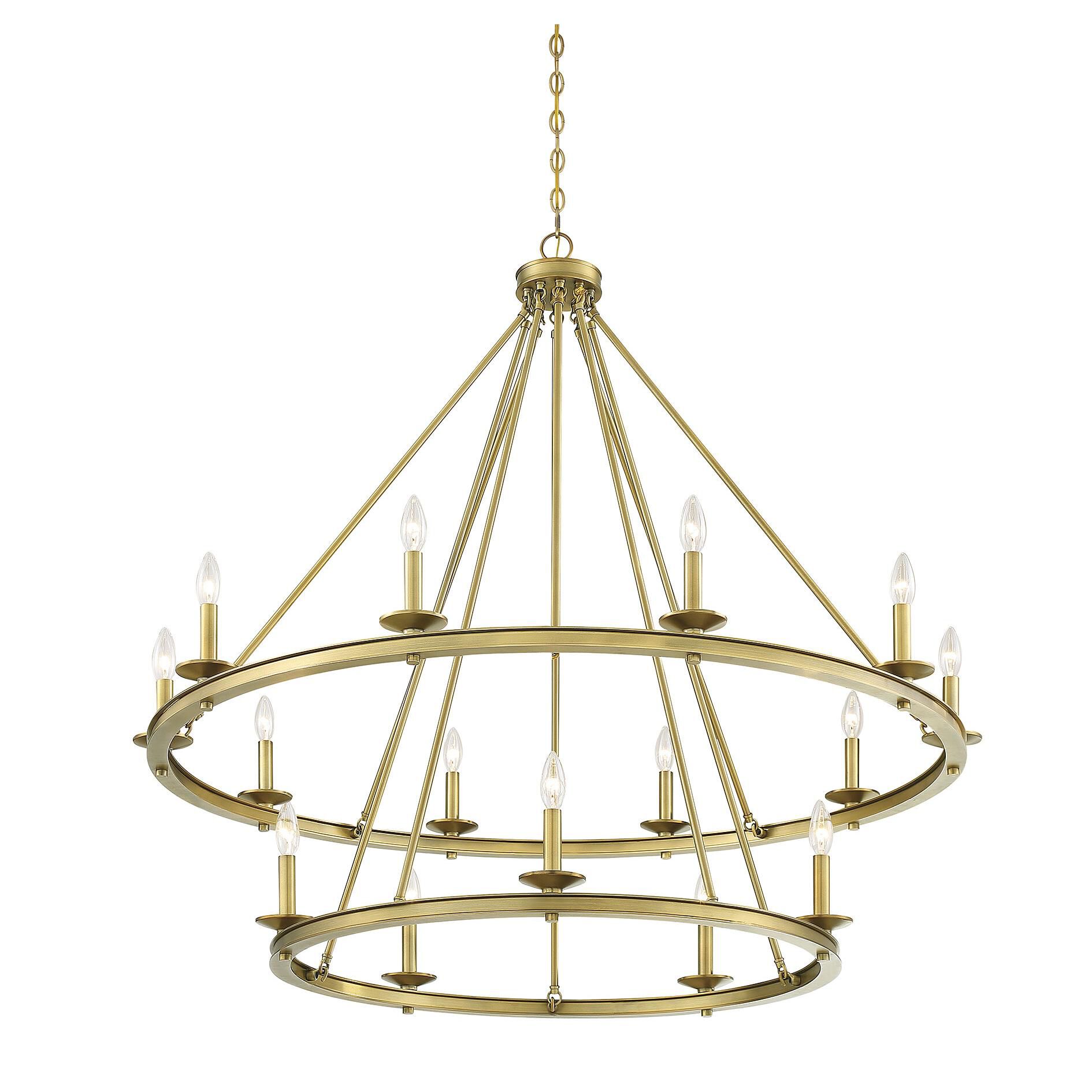 Middleton 45 Inch 15 Light Chandelier by Savoy House