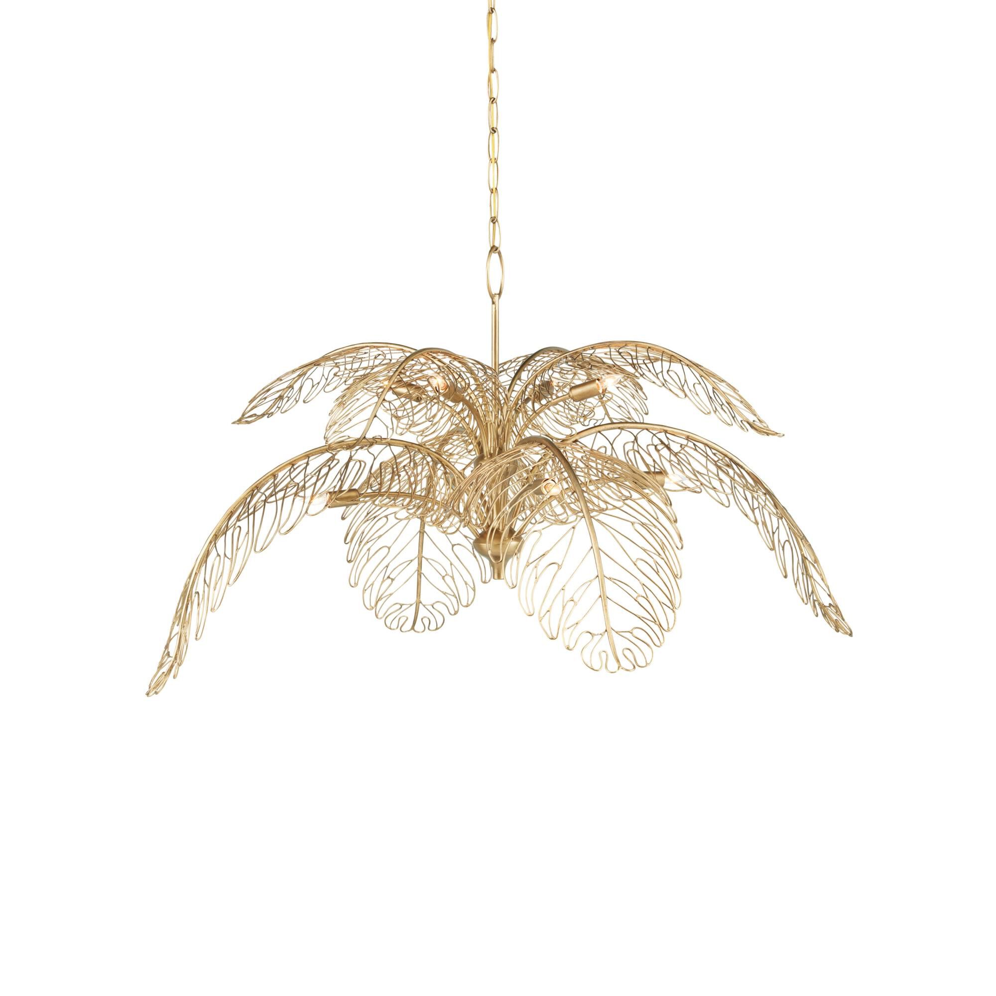 Taormina 49 Inch 8 Light Chandelier by Currey and Company