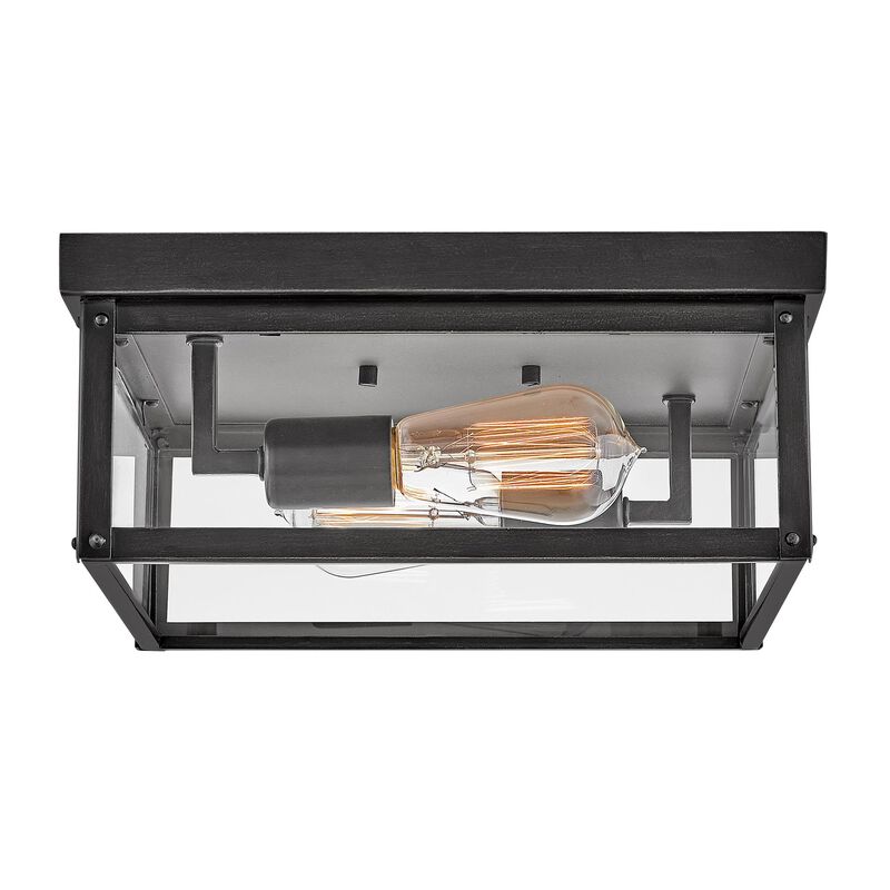 Beckham 12 Inch 2 Light Outdoor Flush Mount by Hinkley