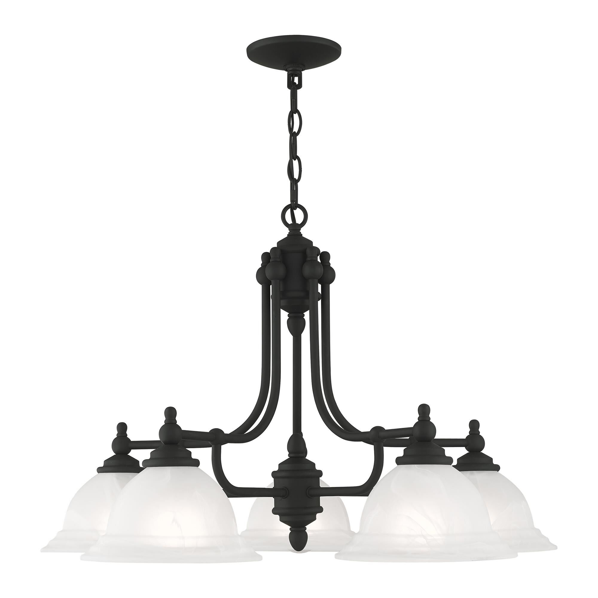 North Port 28 Inch 5 Light Chandelier by Livex Lighting