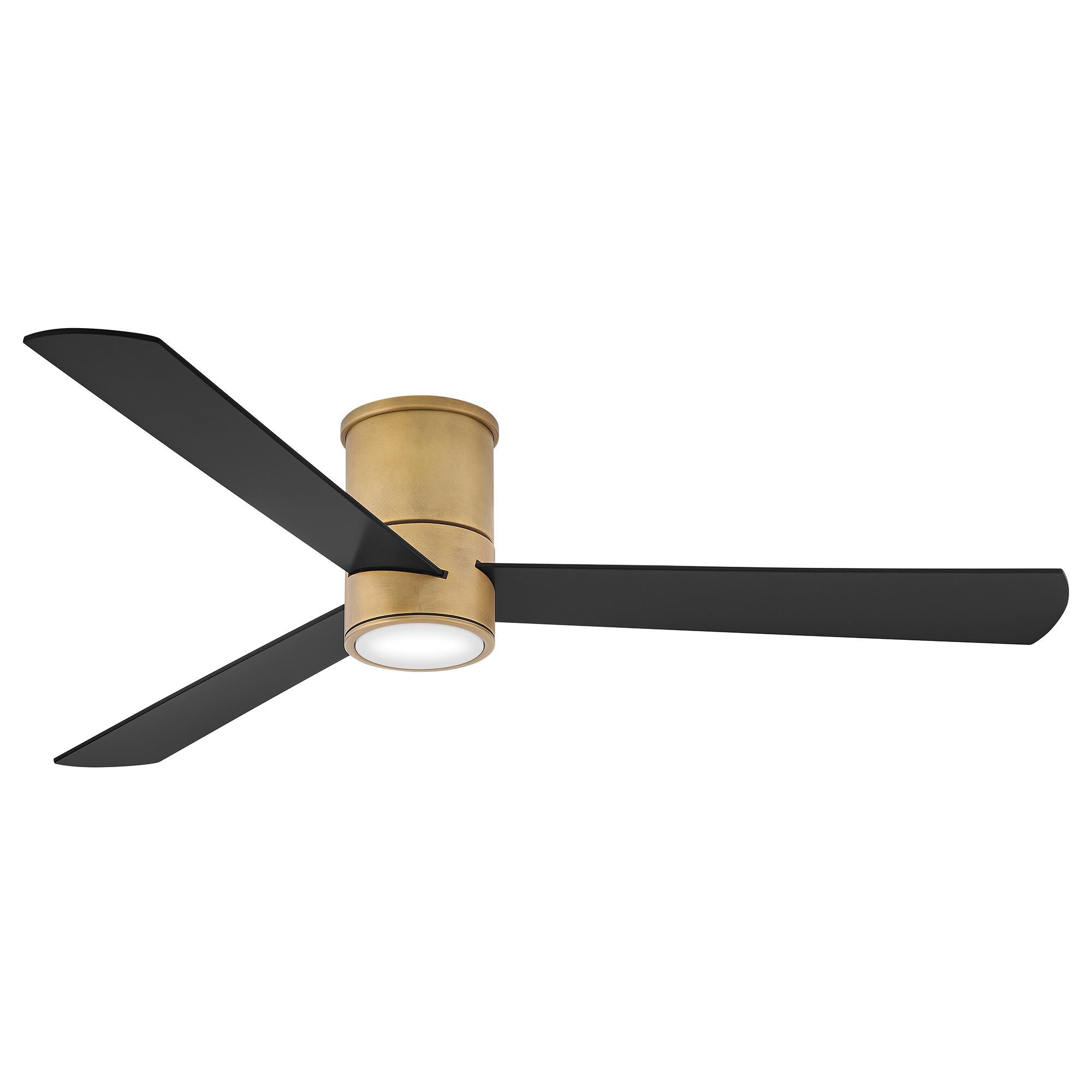Speck 52 Inch Flush Mount Fan with Light Kit,