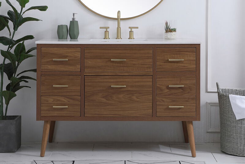 Boise 48 Inch Bath Vanity Cabinet by Elegant Decor