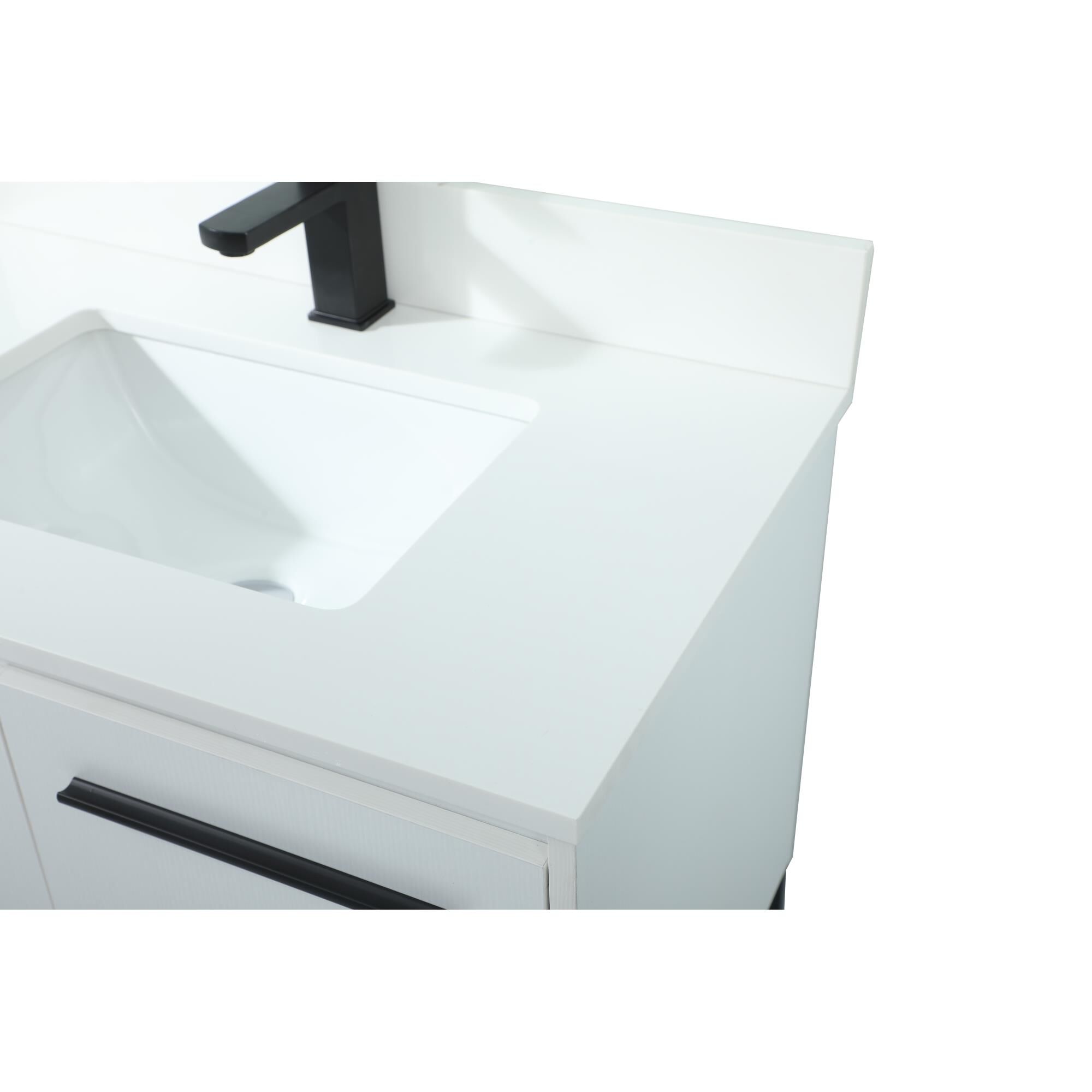 Shown in White finish