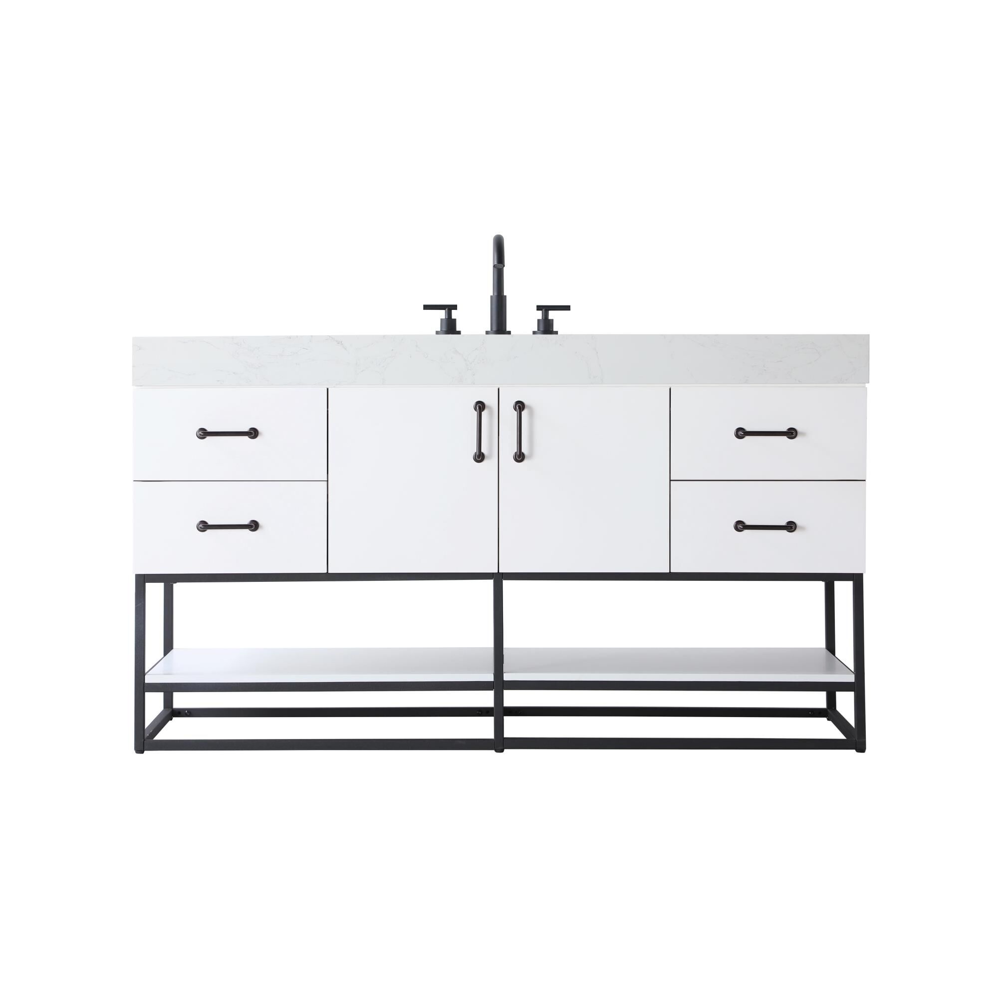 Caroline 60 Inch Bath Vanity by Elegant Dcor