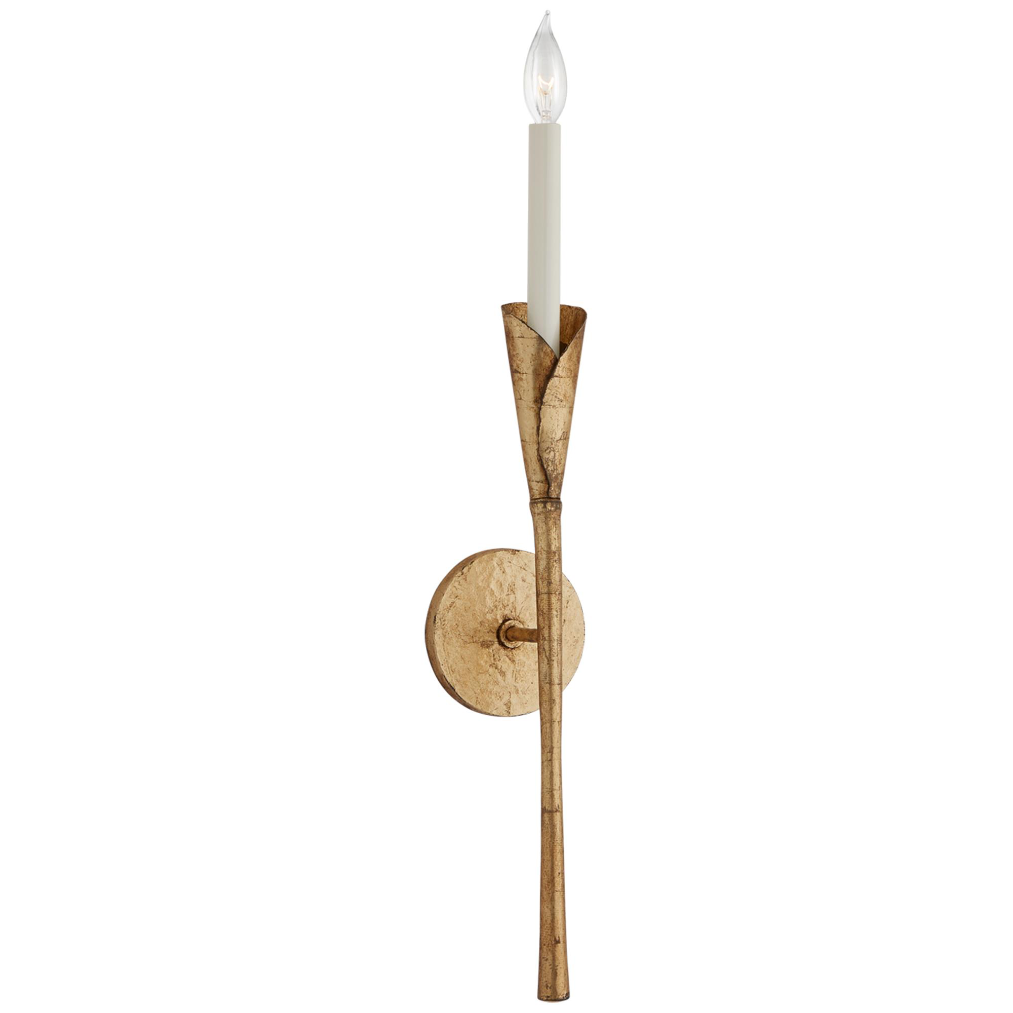 Shown in Gilded Iron finish and No Option shade
