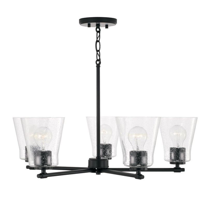 Baker 27 Inch 5 Light Chandelier by Homeplace by Capital Lighting Fixture Company