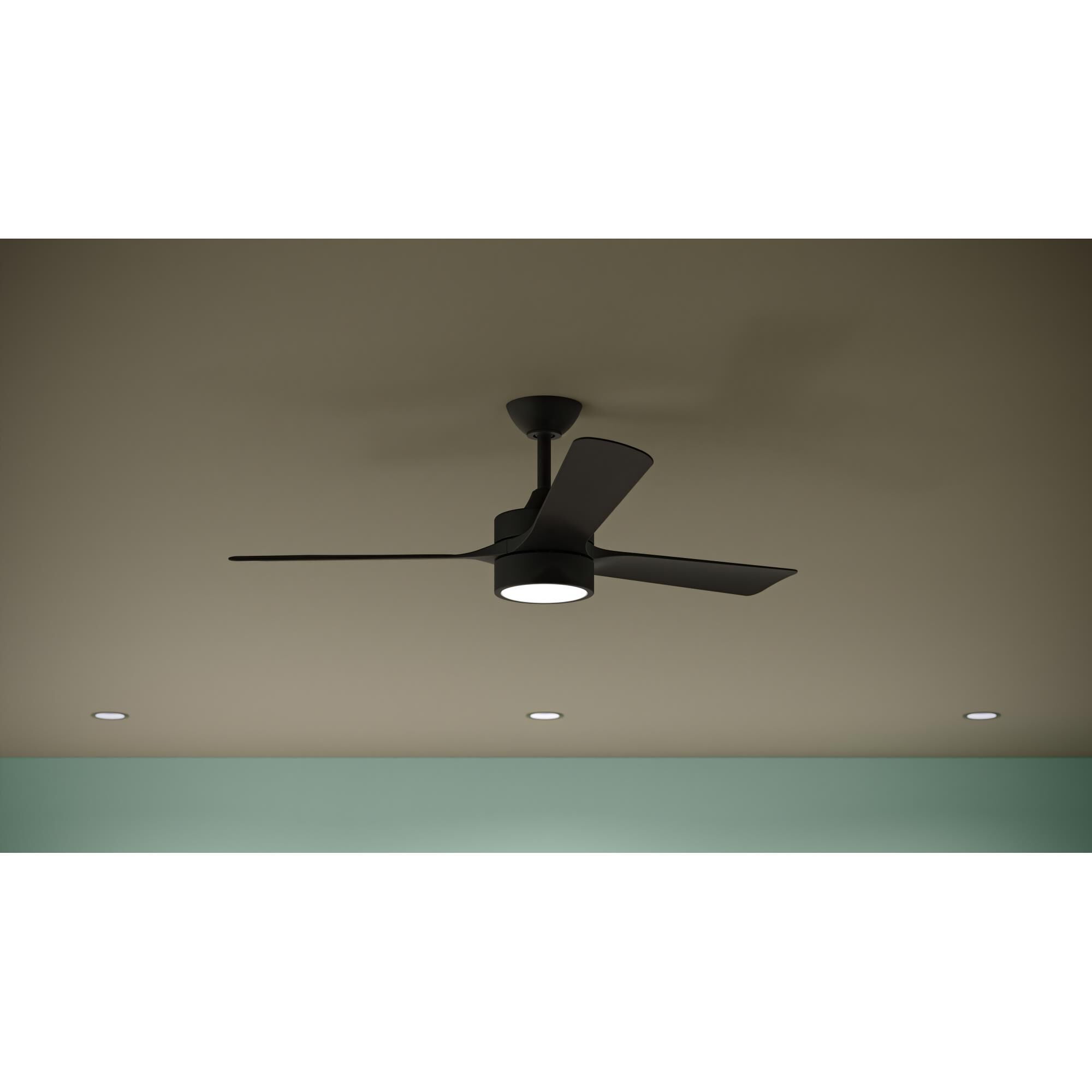 Shown in Matte Black finish and White Opal glass