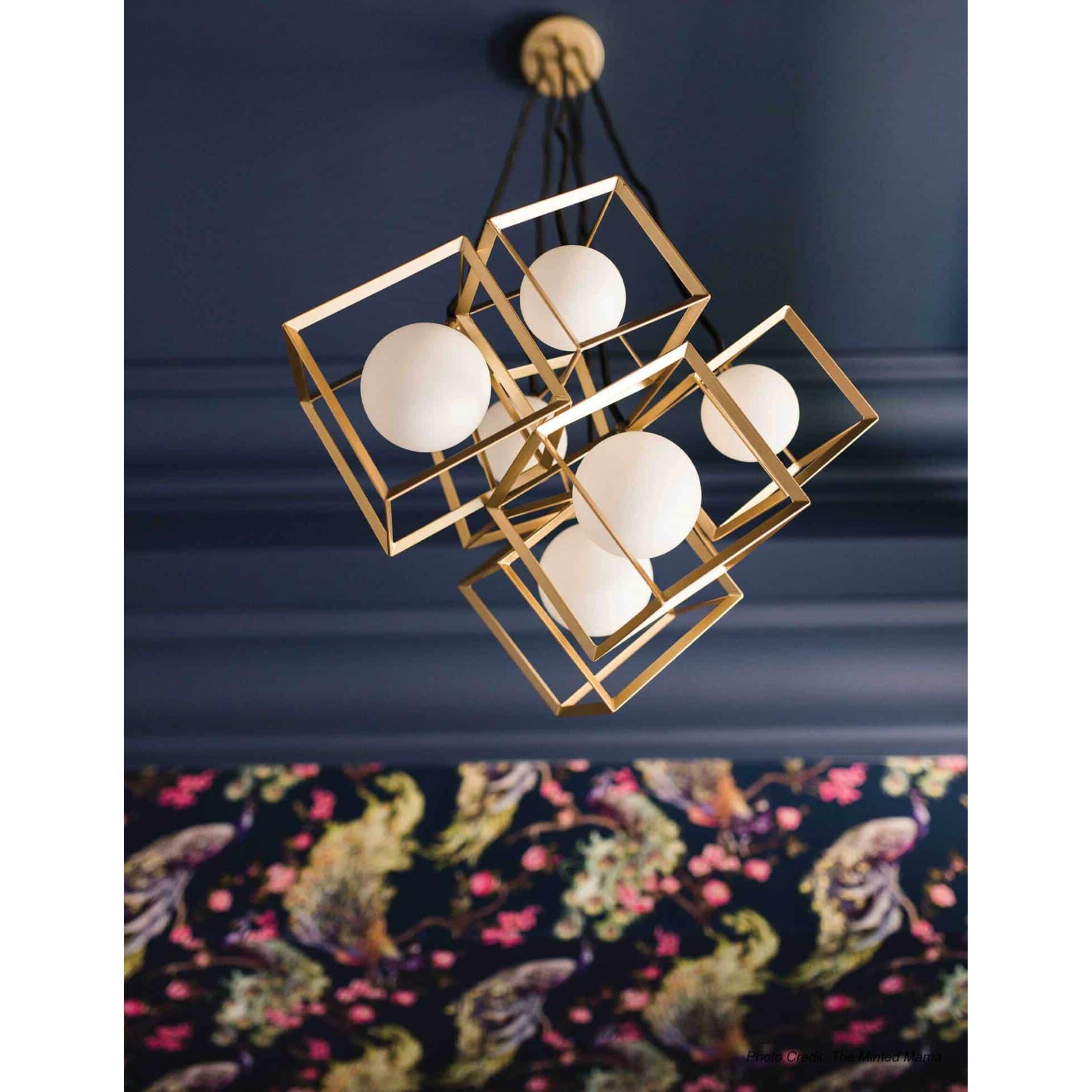 Shown in Gold finish and White accent