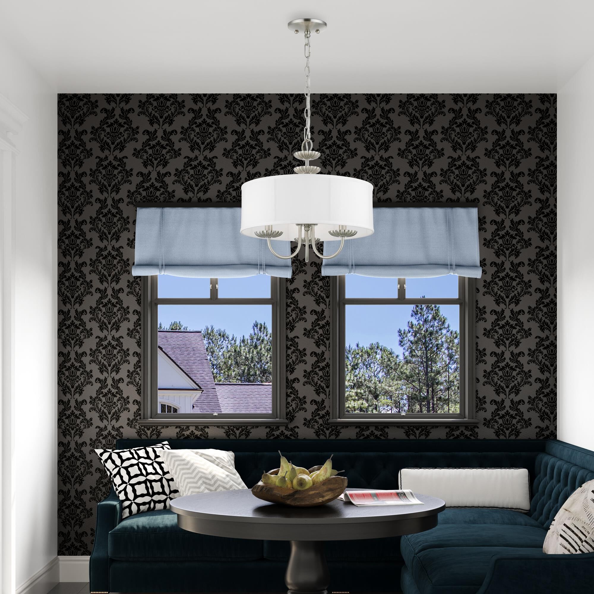 Brookdale 3 Light Mini Chandelier by Livex Lighting