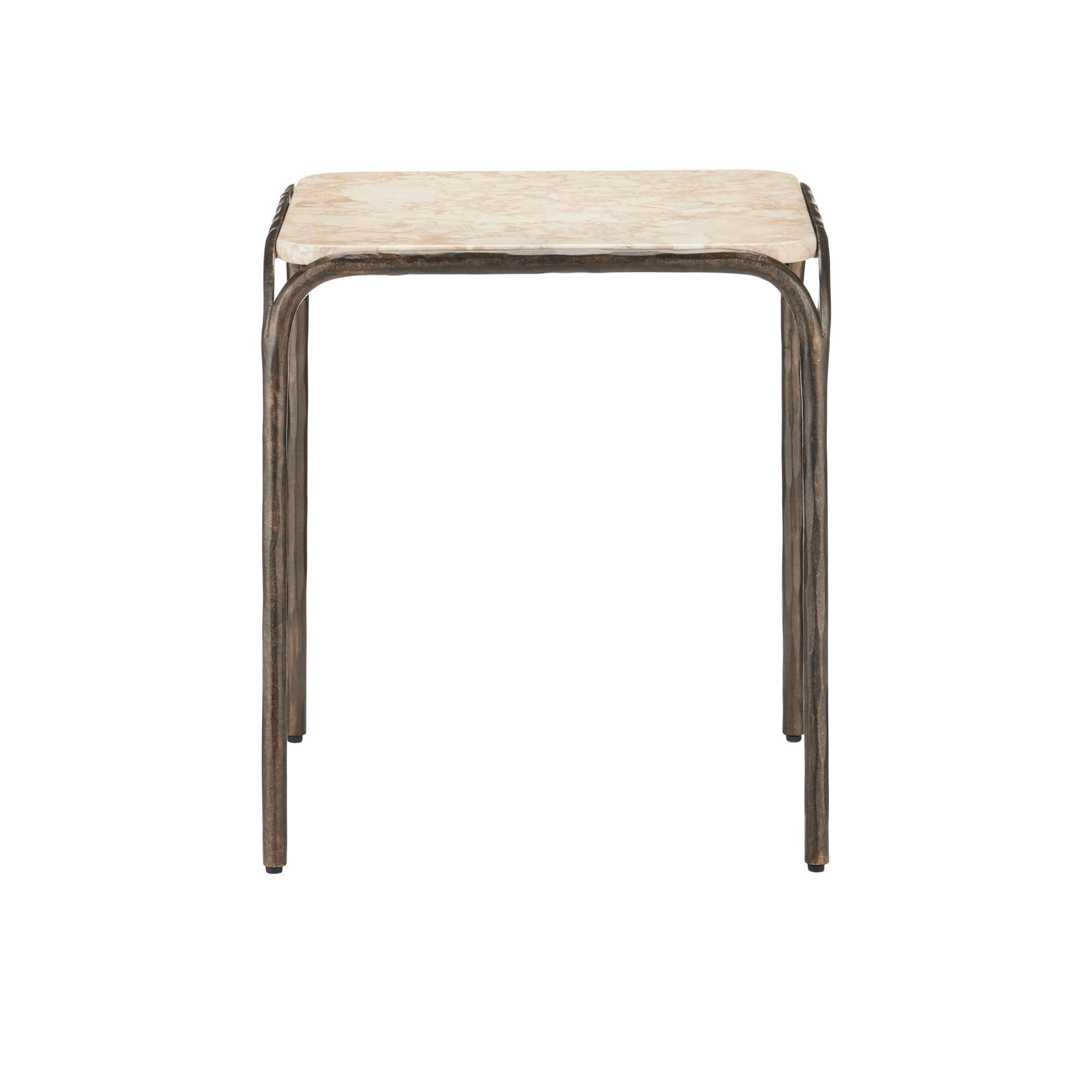 Crema End Table by Currey and Company