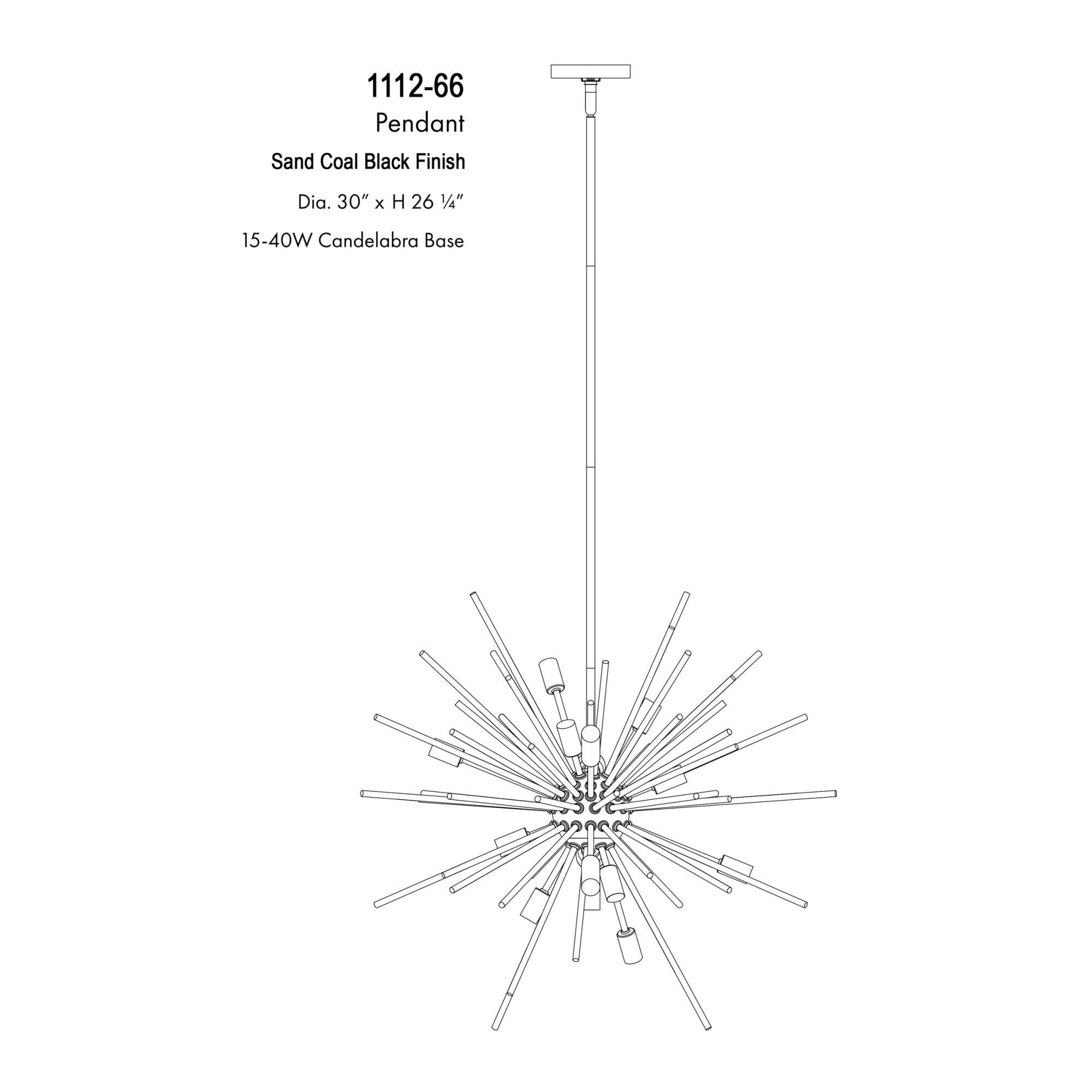 Bessel 30 Inch Large Pendant by Minka Lavery