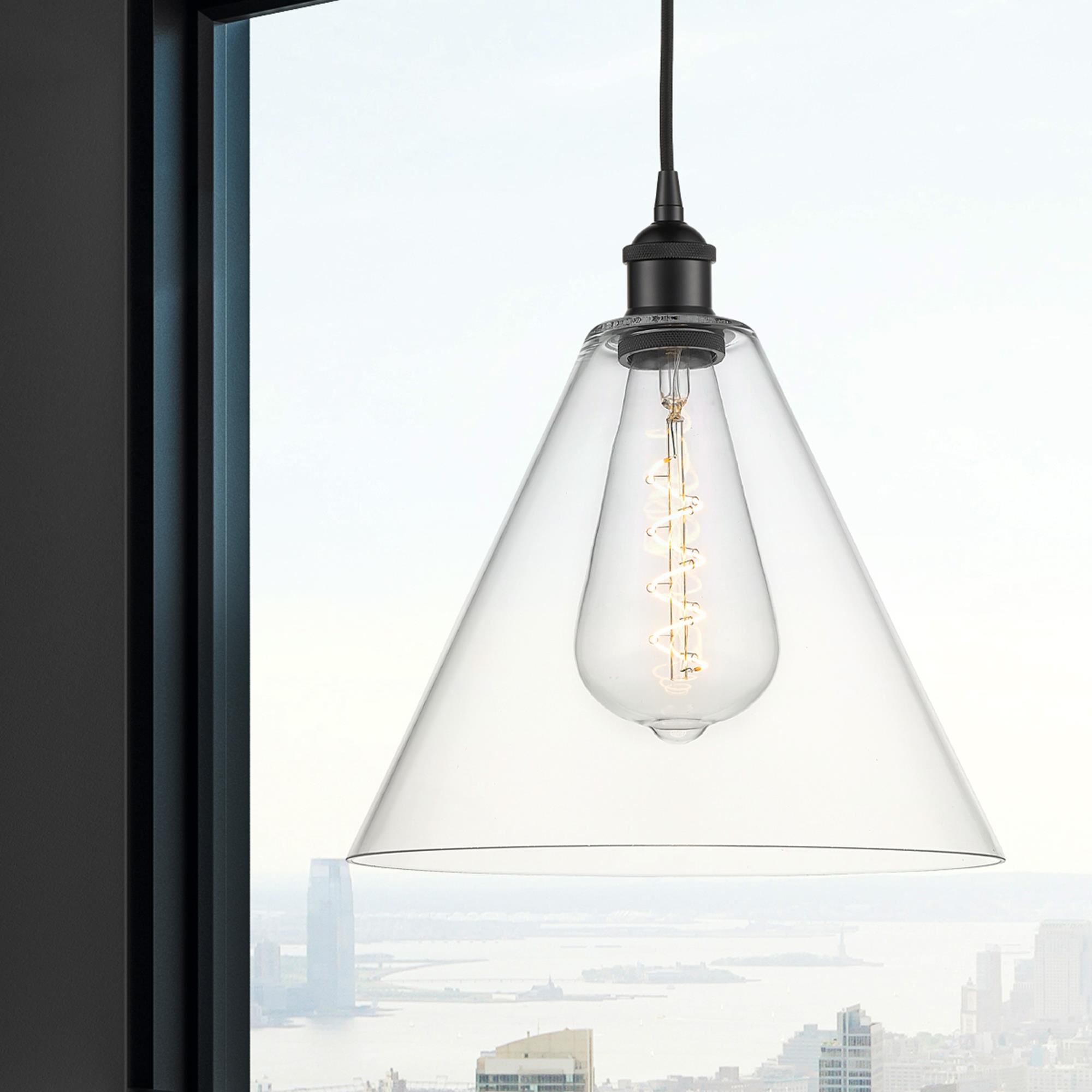 Innovations Lighting Bruno Marashlian Edison Cone 12 Inch Mini Pendant