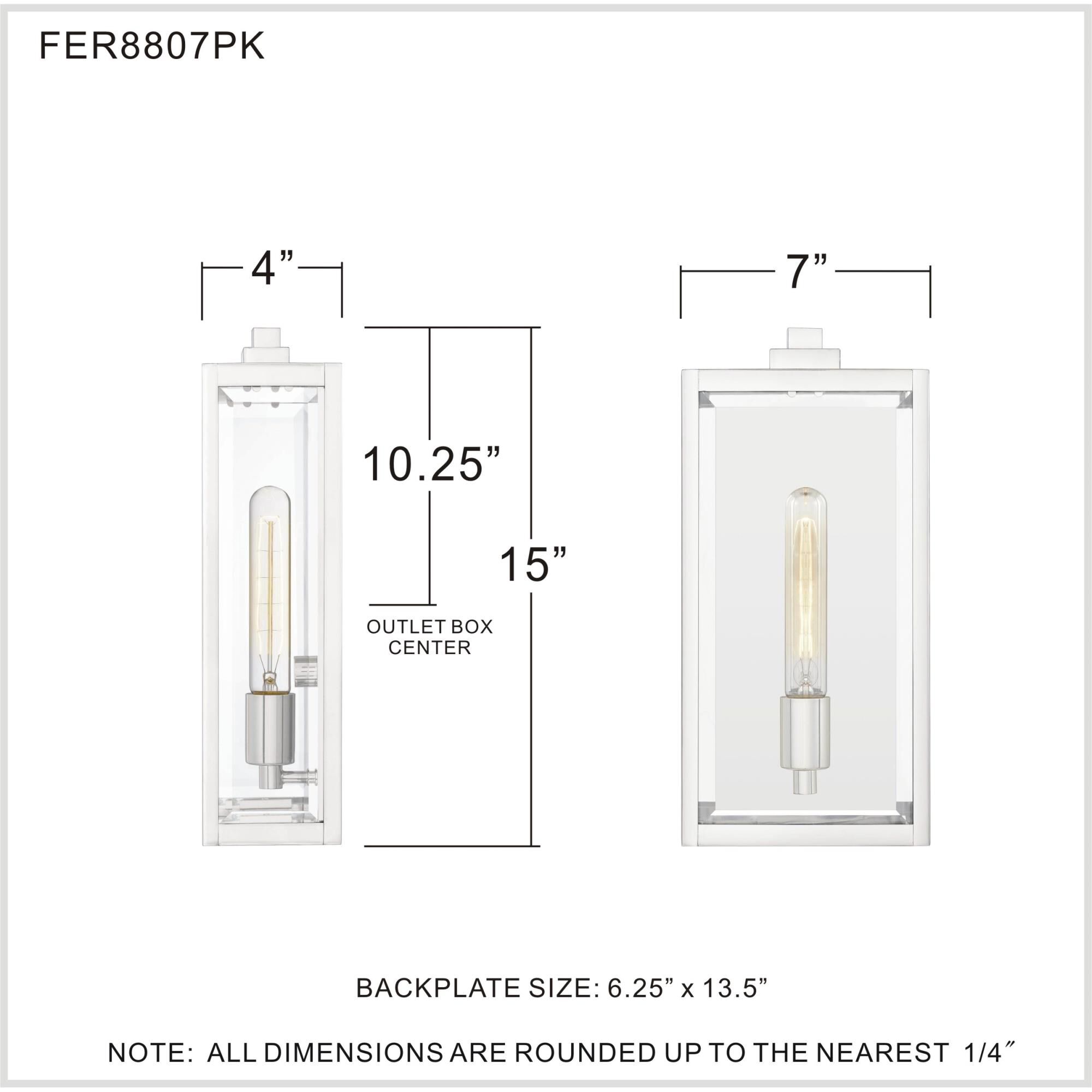 Shown in Polished Nickel finish and Clear Beveled Glass, Clear Beveled Glass Panel shade