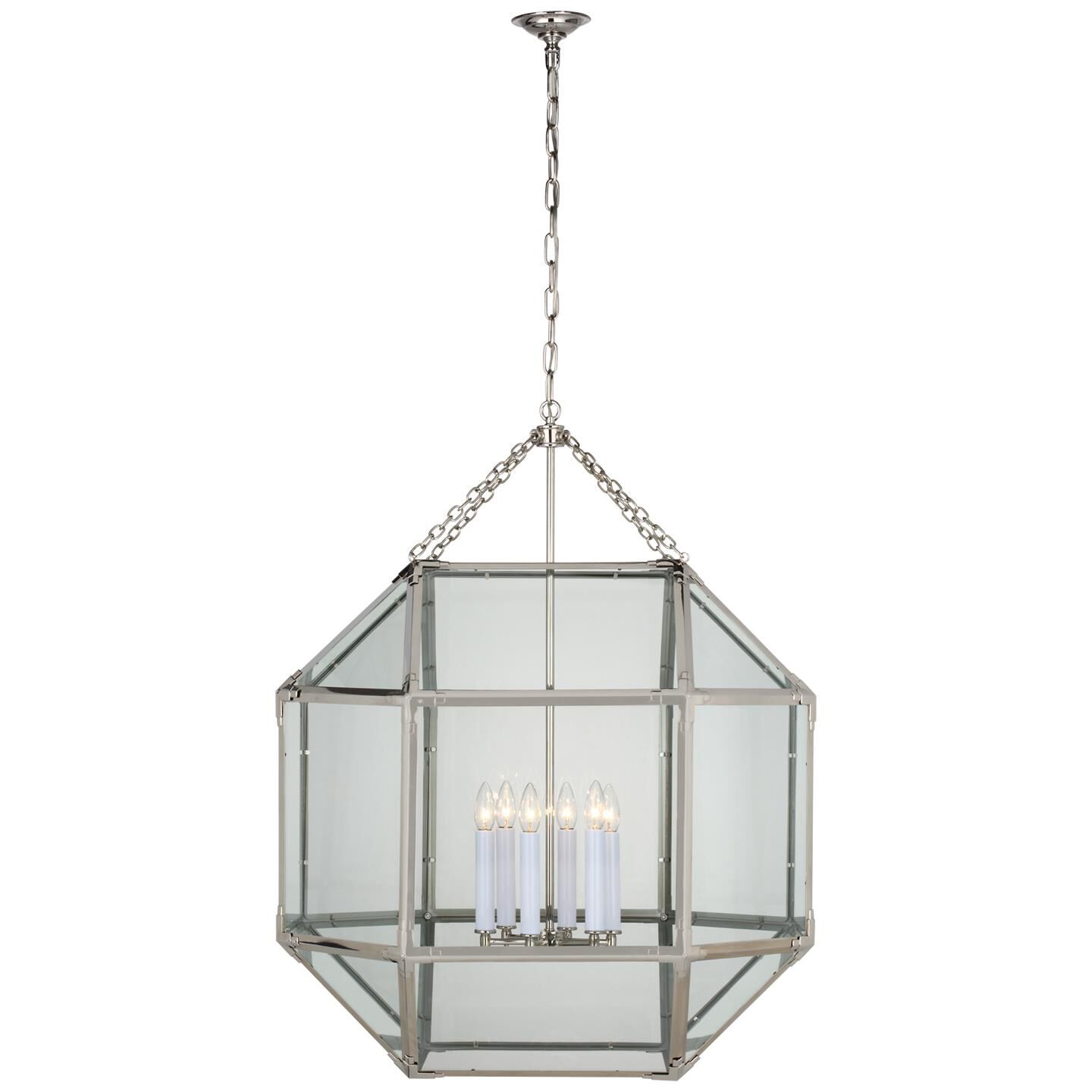 Suzanne Kasler Morris 30 Inch LED Cage Pendant by Visual Comfort Signature Collection