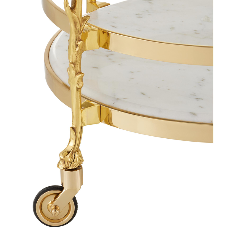 Fiore Bar Cart by Currey & Company