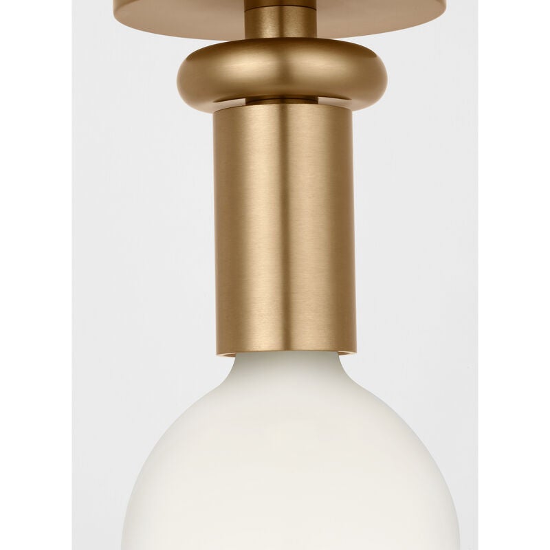 Malcolm 5 Inch Semi Flush Mount by Visual Comfort Studio