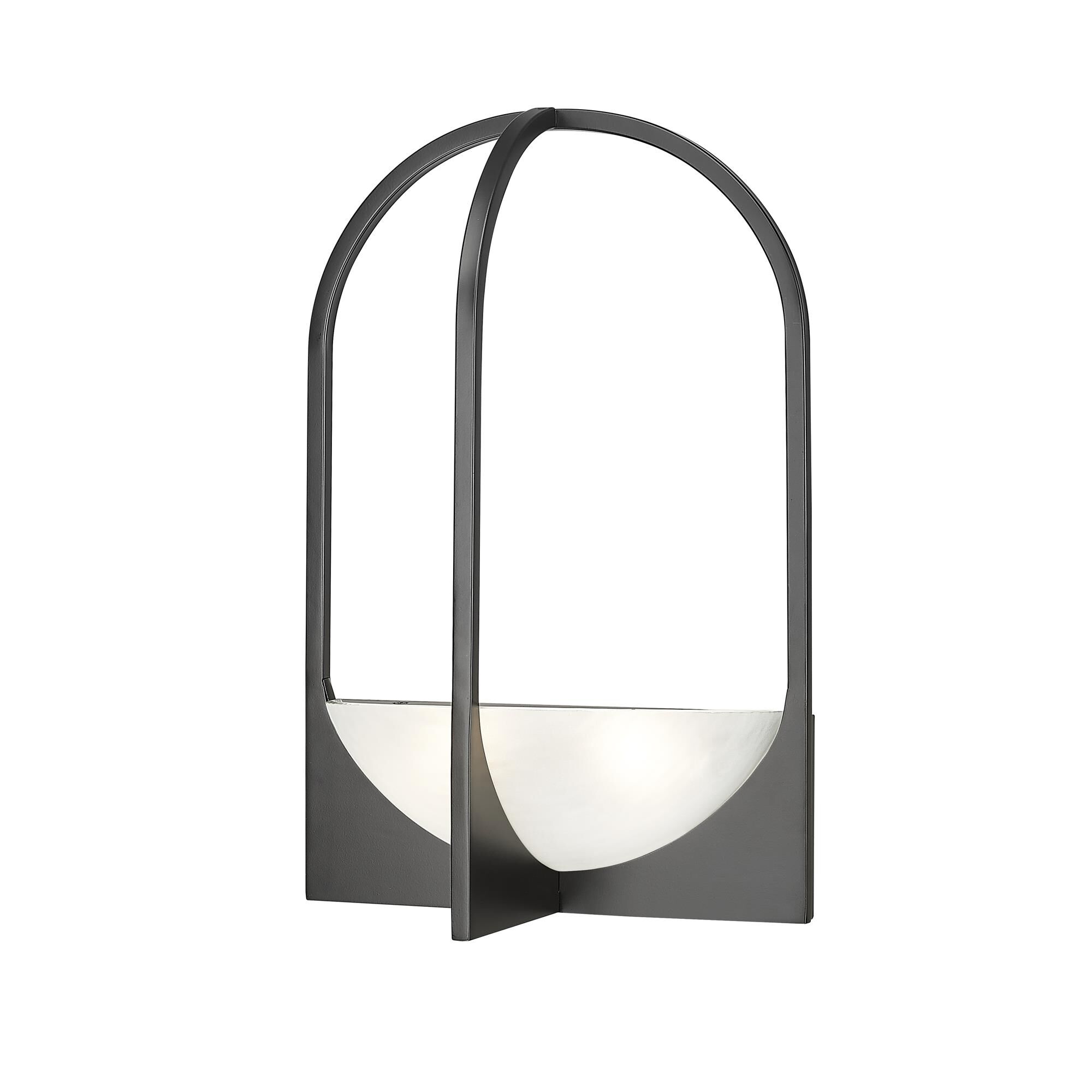 Shown in Matte Black finish and Sand Blast glass and Sand Blast shade
