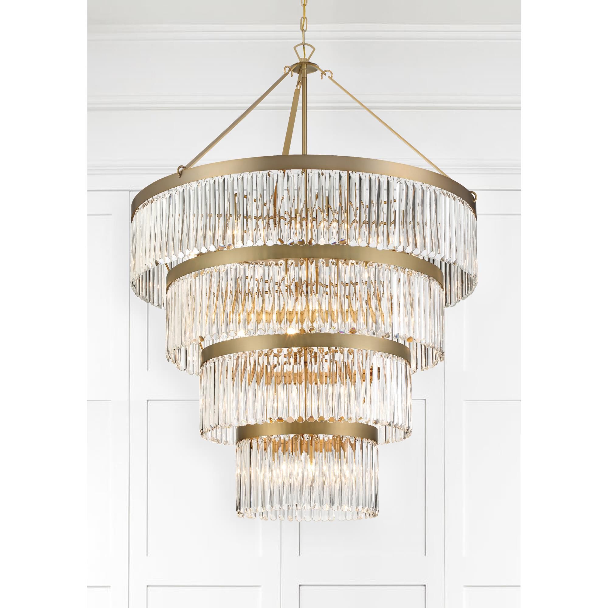 Emory 40 Inch 22 Light Chandelier by Crystorama