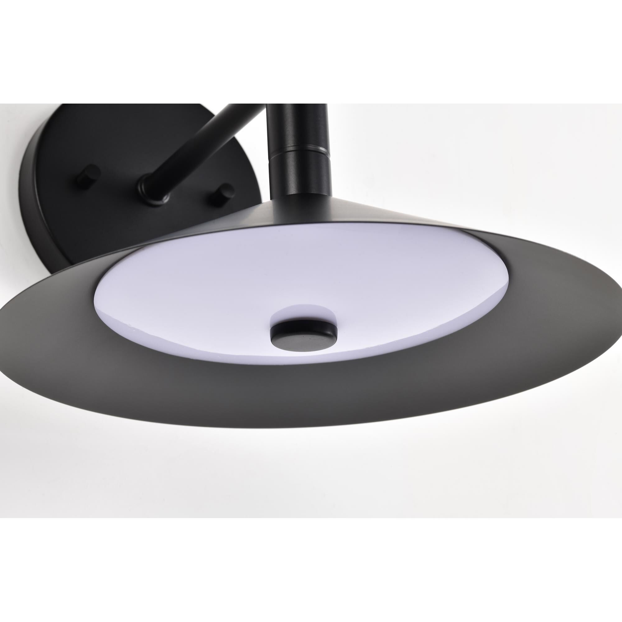 Shown in Matte Black finish and Matte Black shade