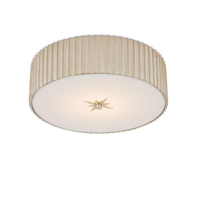 Caravel 14 Inch 1 Light LED Flush Mount by Currey and Company