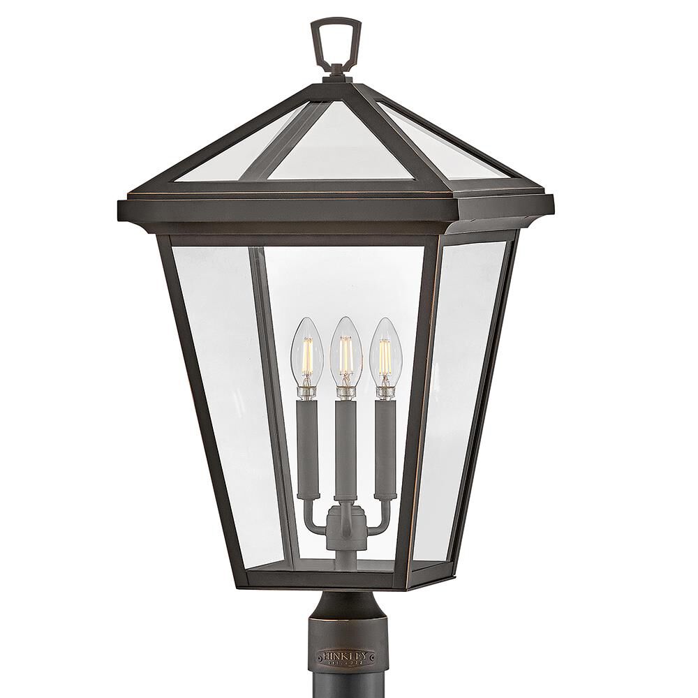 Alford Place 26 Inch Tall 3 Light LED Outdoor Post Lamp by Hinkley Lighting