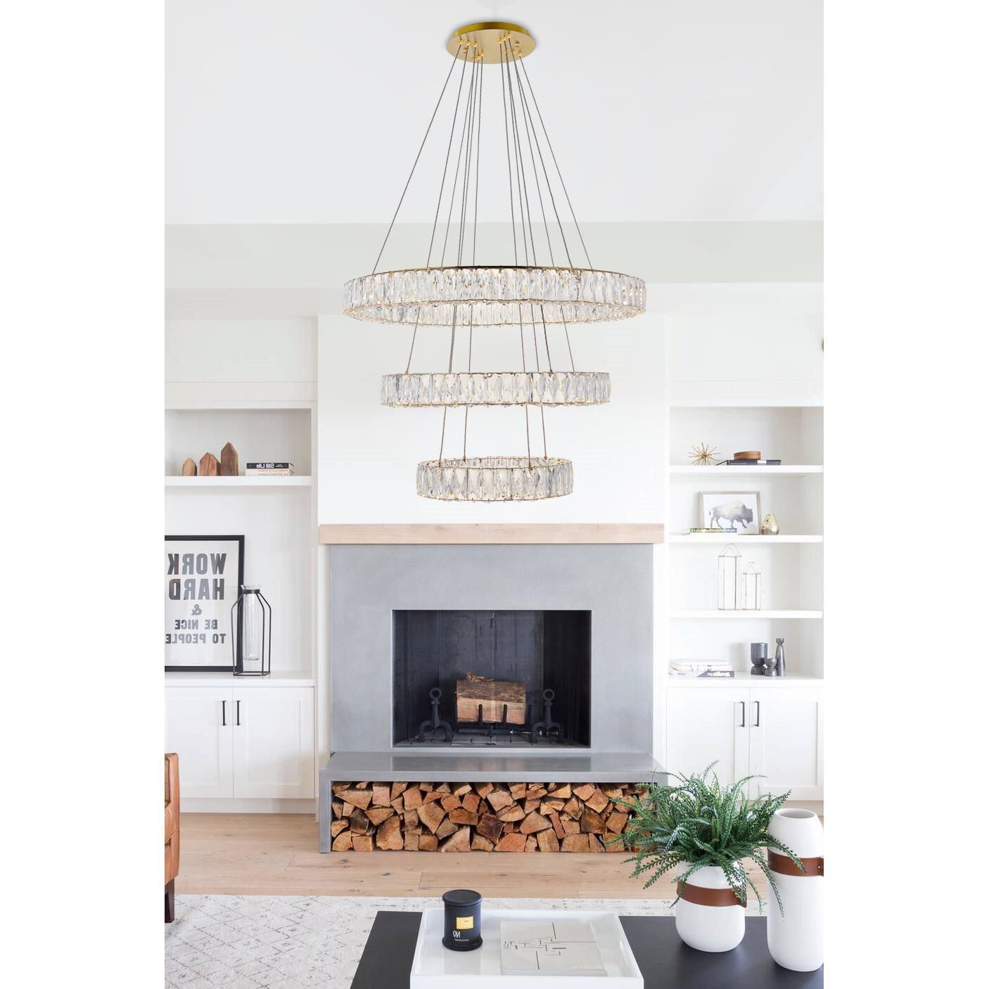 Monroe Chandelier by Elegant Lighting