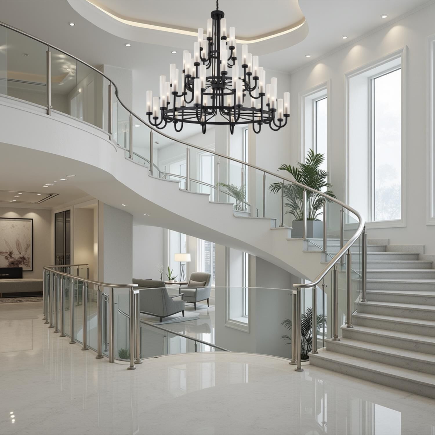 Anchor 61 Inch Chandelier by Justice Design Group