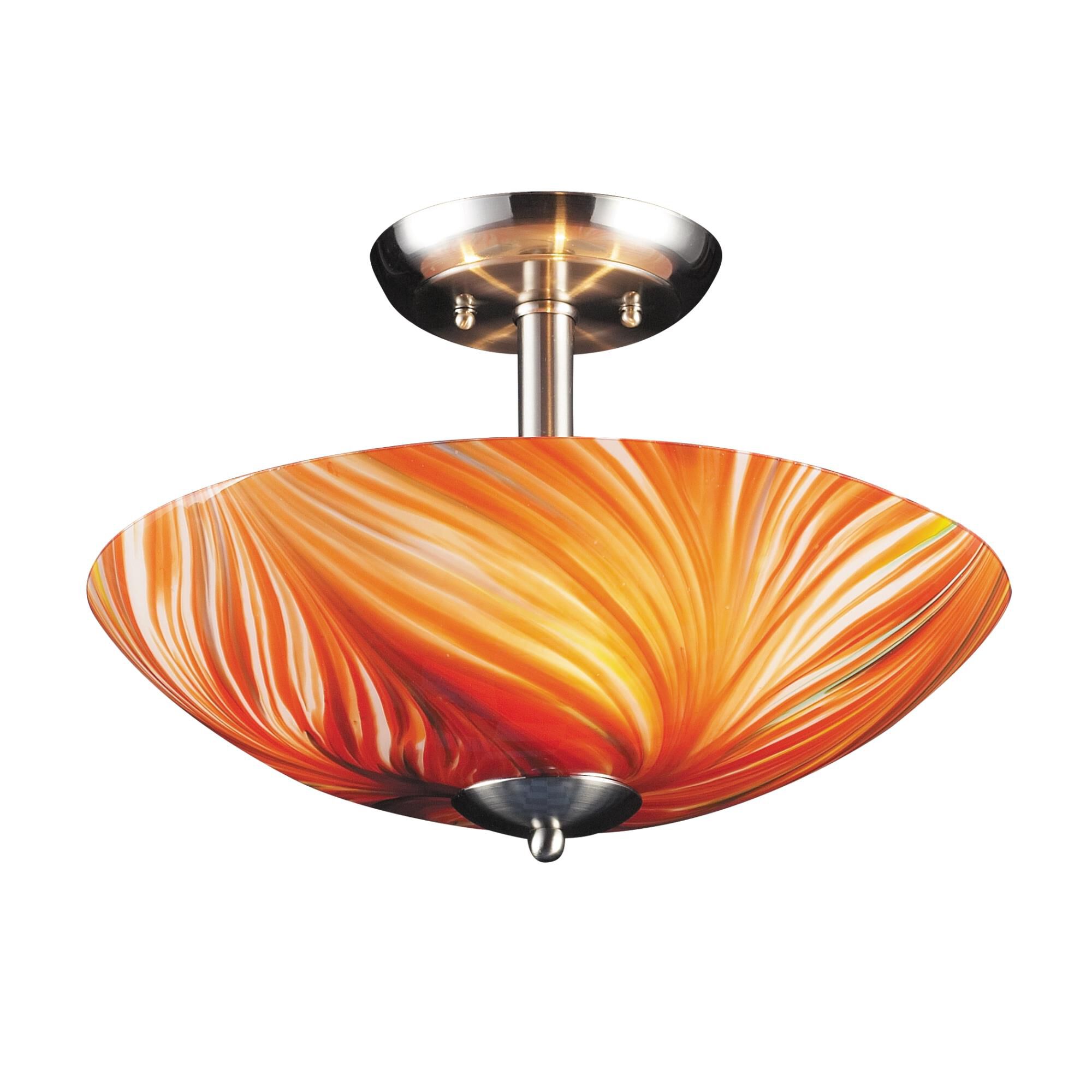 Arco Baleno 16 Inch 3 Light Semi Flush Mount by ELK Lighting