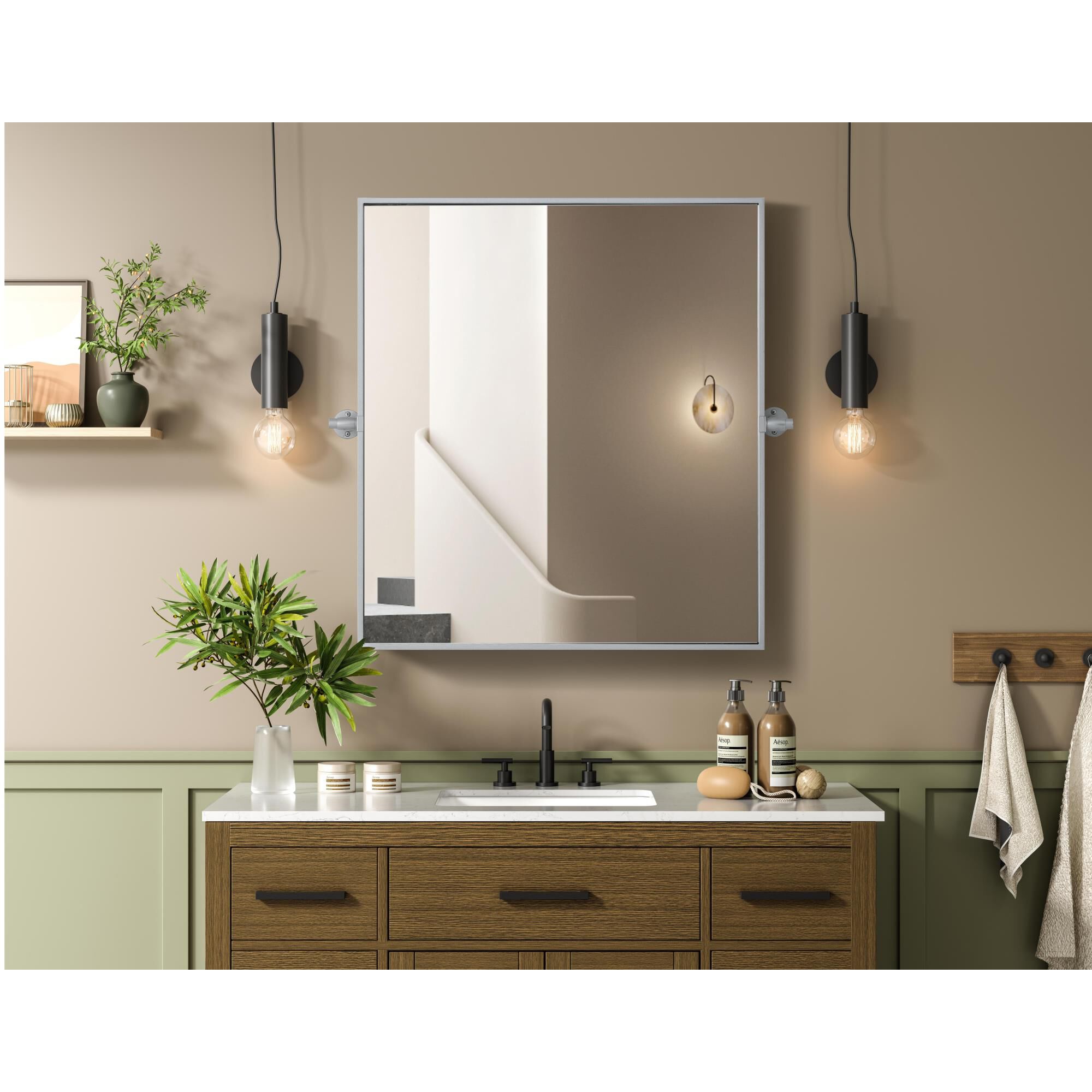 Amoura 30 Inch Decorative Mirror,