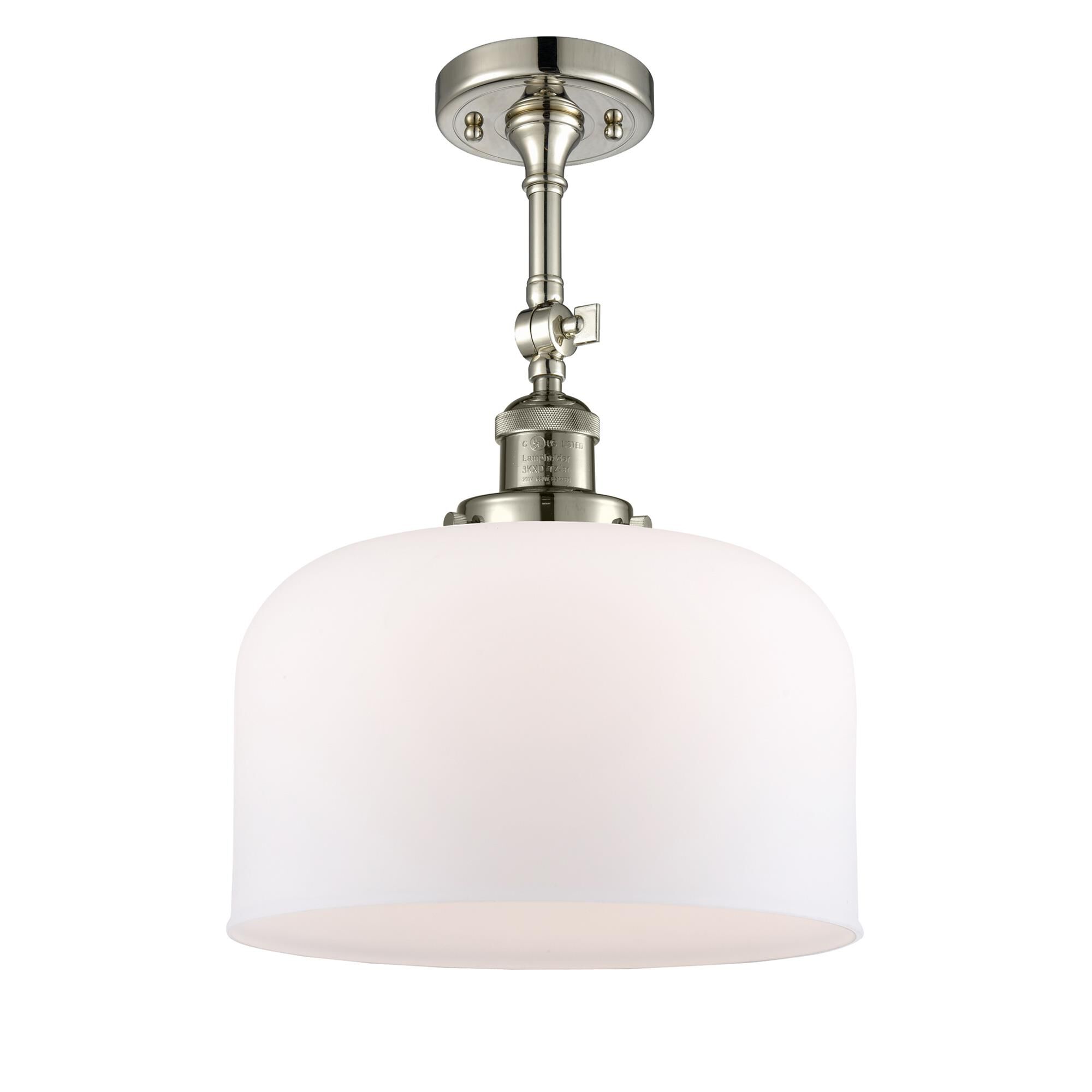 Bruno Marashlian Bell 12 Inch 1 Light Semi Flush Mount by Innovations Lighting