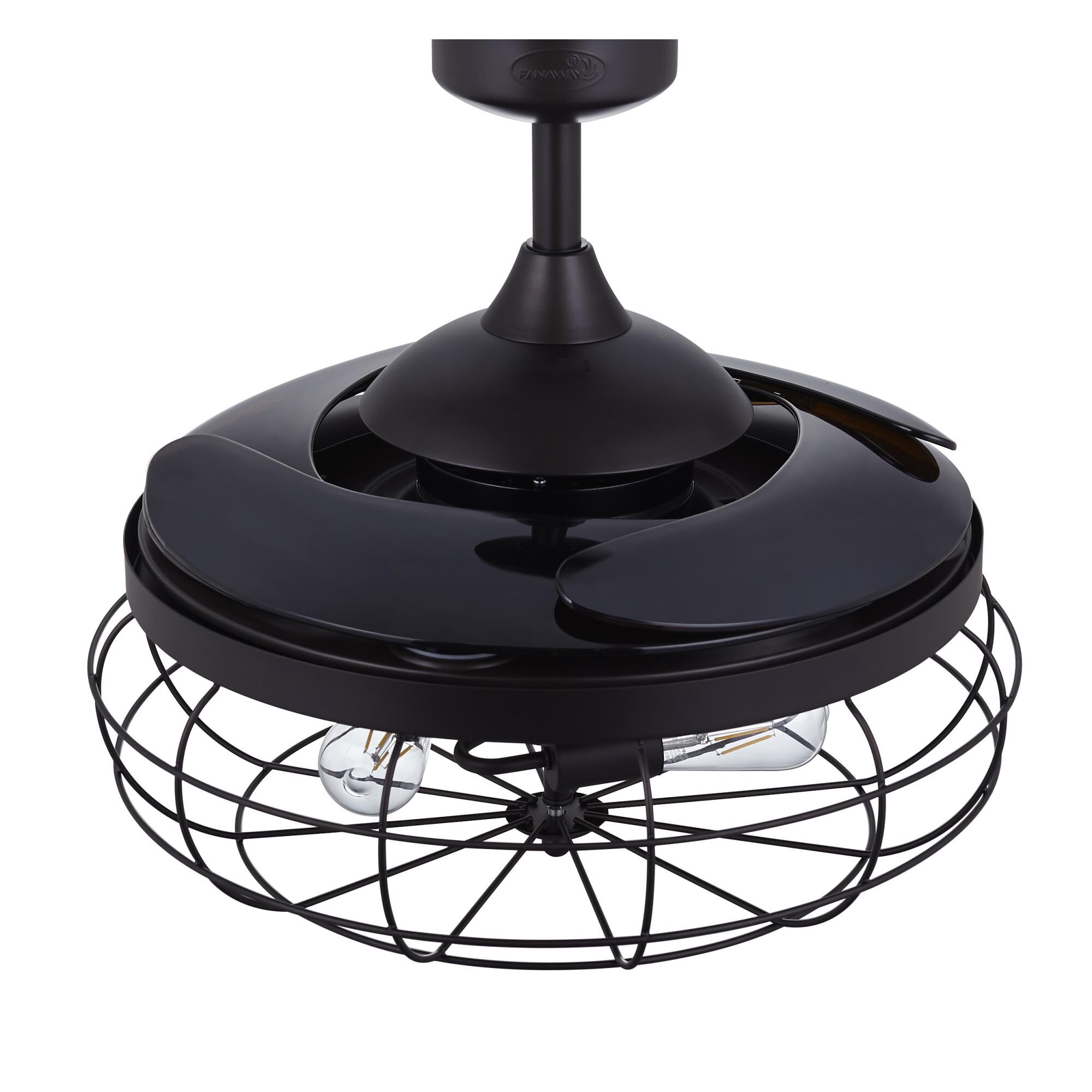 Industri 48 Inch Ceiling Fan with Light Kit by Beacon Lighting