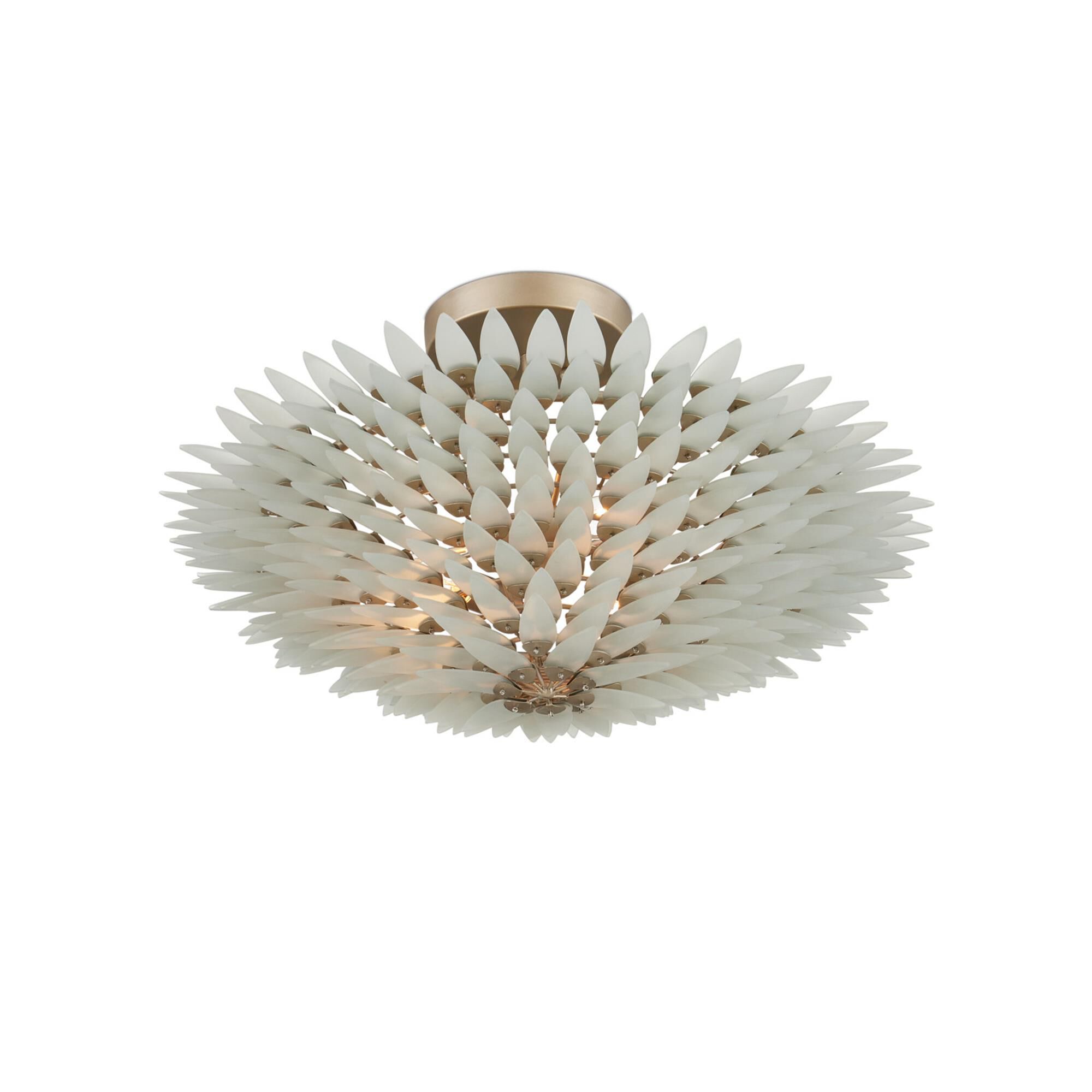Dahlia 22 Inch Semi Flush Mount,