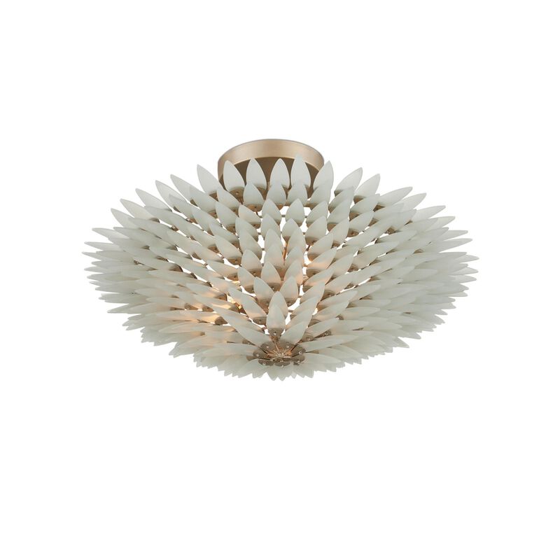 Dahlia 22 Inch Semi Flush Mount by Currey and Company