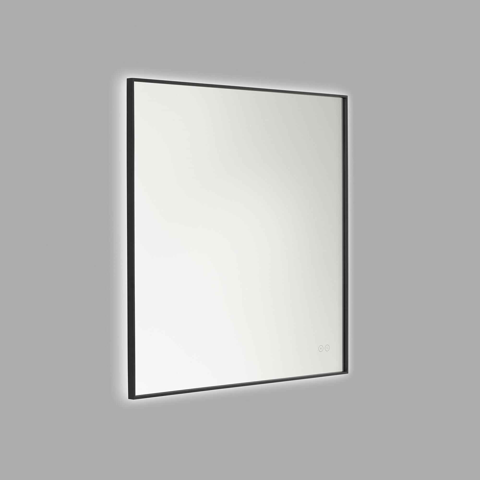 Shown in Midnight Black finish and Mirror Glass shade