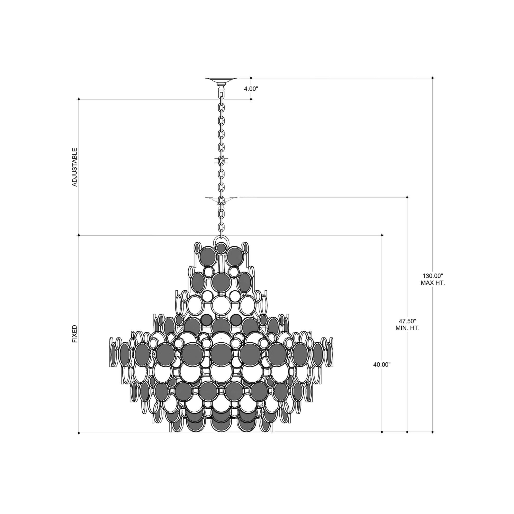 Galahad 12 Light Chandelier by Currey and Company