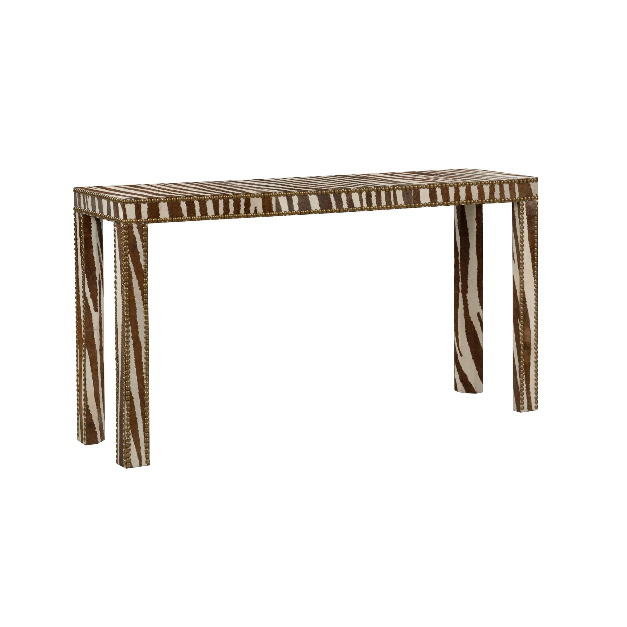 Zebra 60 Inch Console Table by Chelsea House