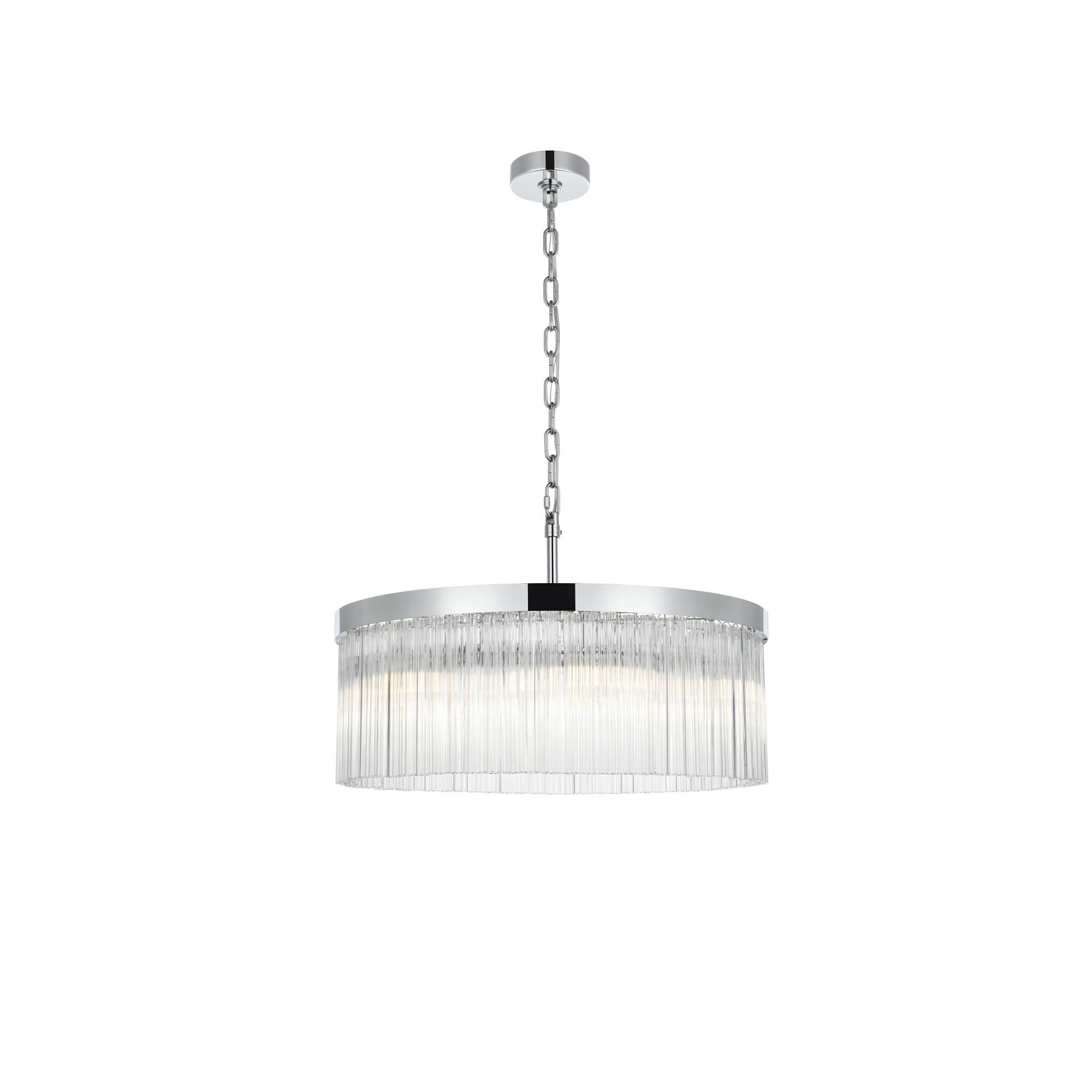 Harlow 24 Inch Chandelier by Elegant Lighting