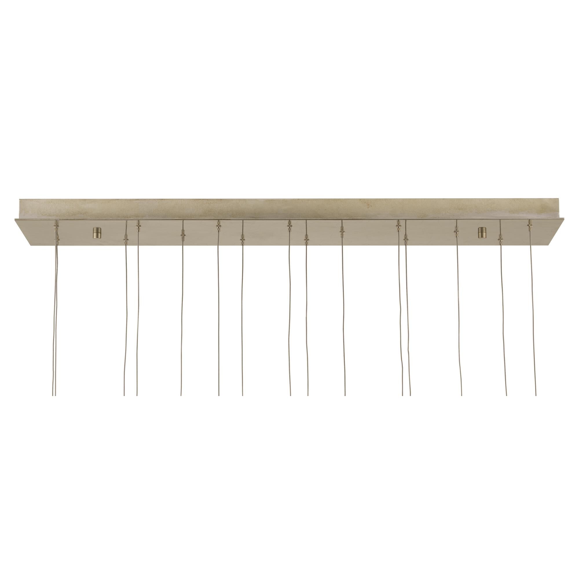 Shown in Painted Silver/Nickel/Blue finish and Metal/Glass Bead shade