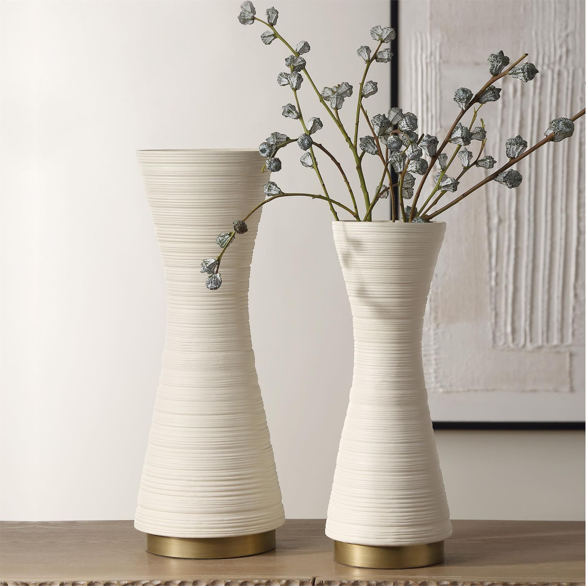 Shown in Perfect For Showcasing Your Favorite Blooms Or Simply As Standalone Works Of Art, These Vases Promis finish