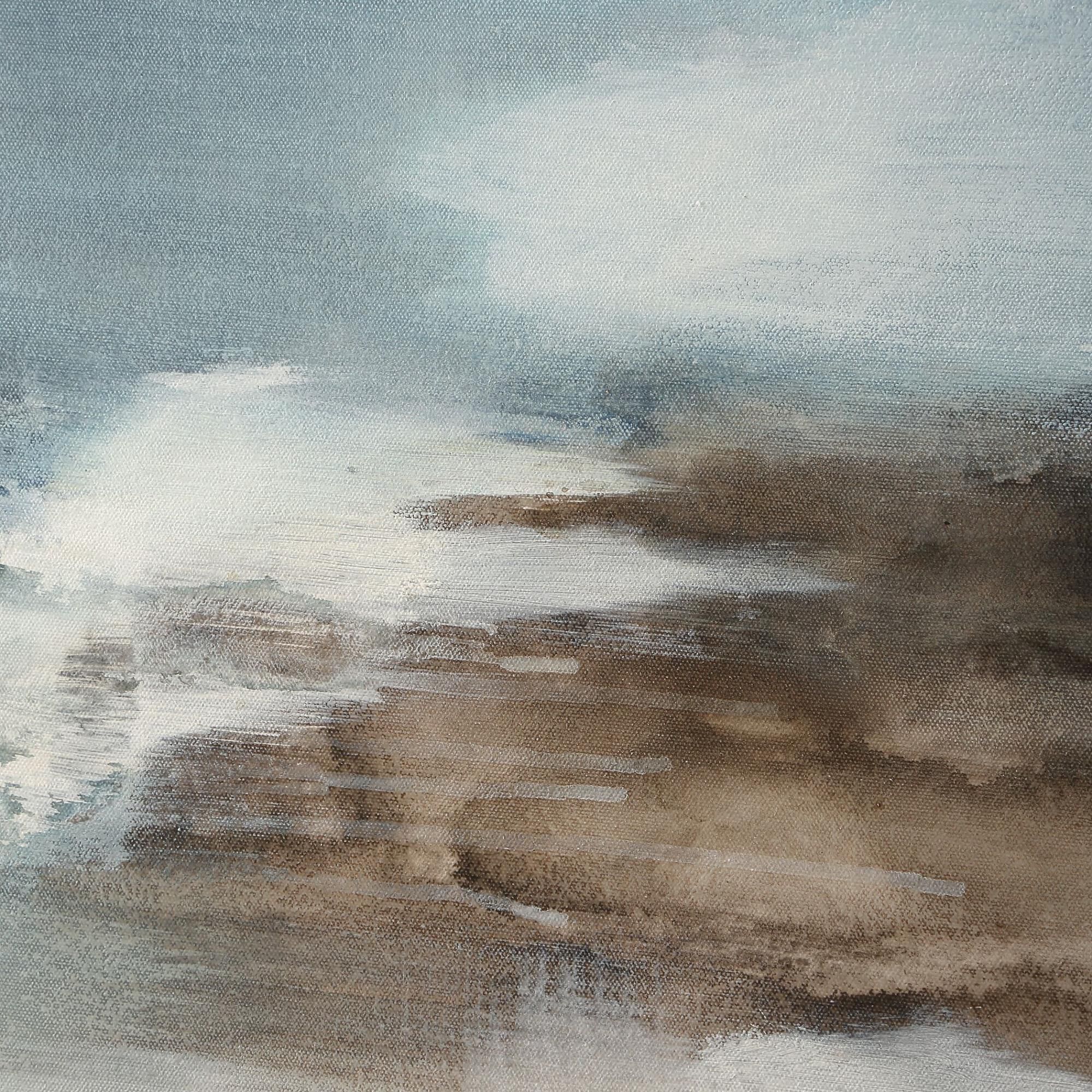 Uttermost Chasing Blue Coastal Canvas Art Painting by Uttermost