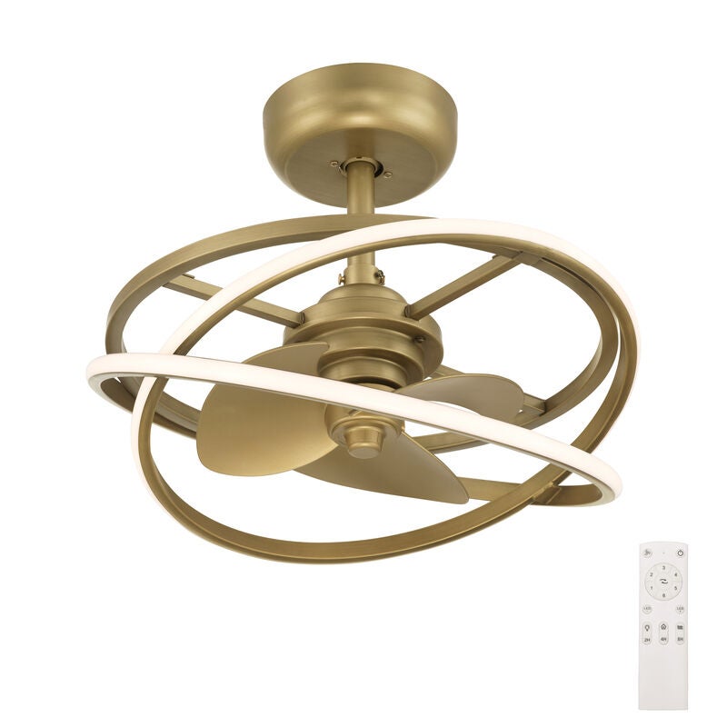 Cirro 20 Inch Chandelier Ceiling Fan with Light Kit by Hunter Fan