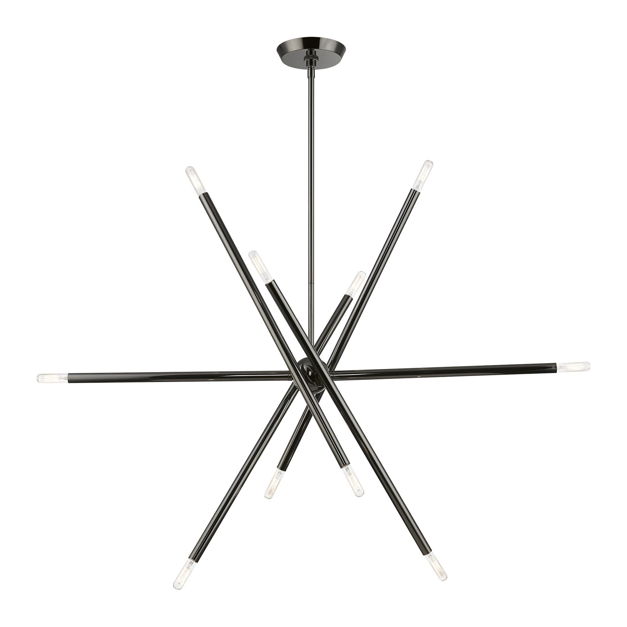 Soho 40 Inch 10 Light Linear Suspension Light by Livex Lighting