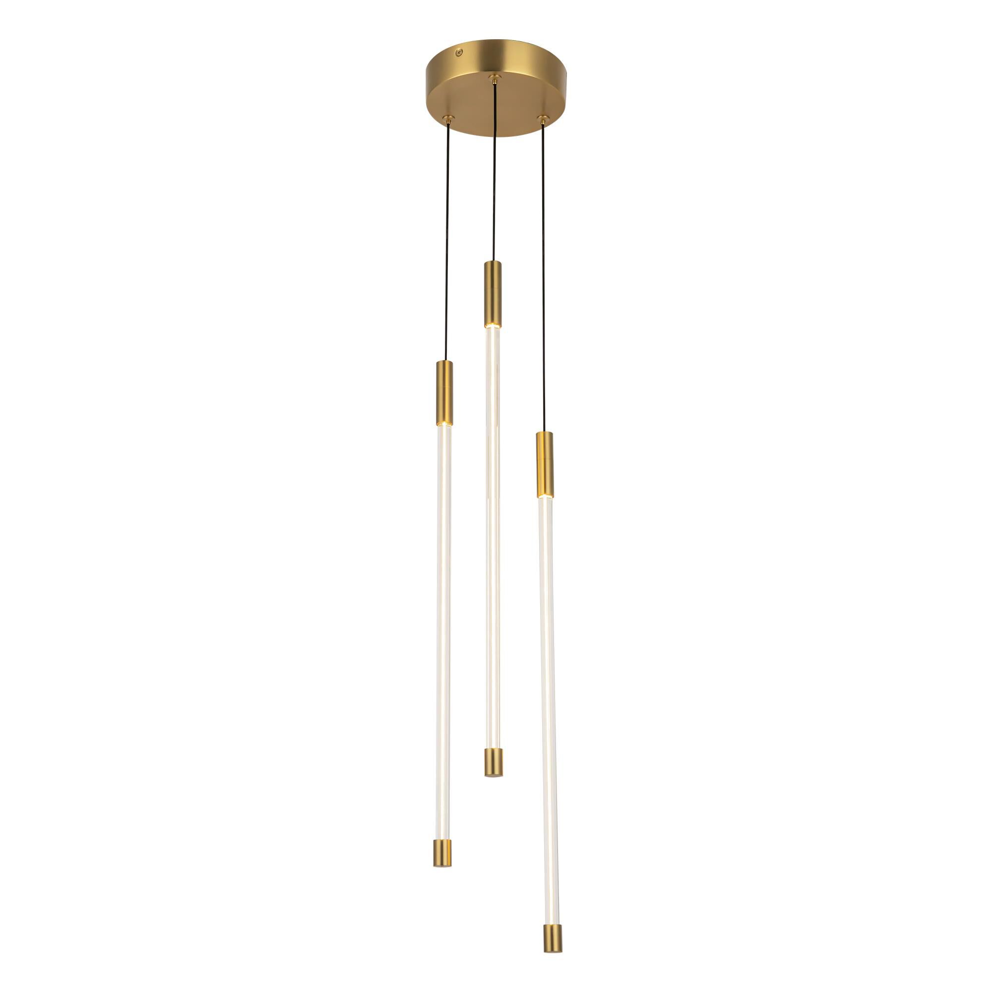 Shown in Brushed Gold finish
