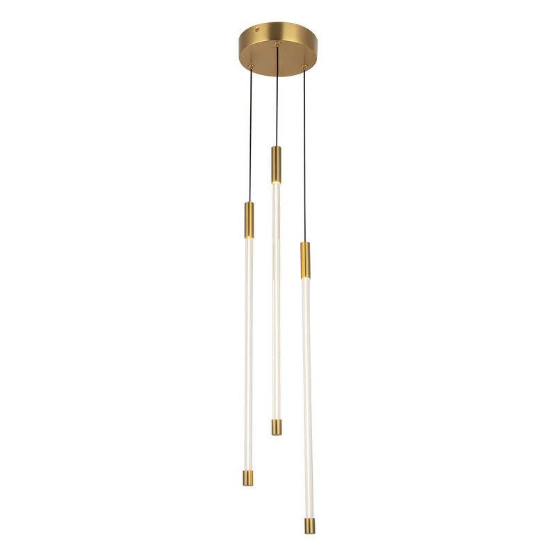 Ryan Pauly Motif Multi Light Pendant by Kuzco