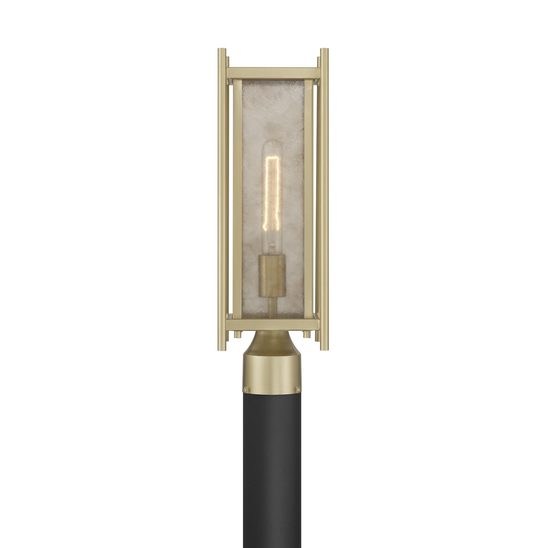 Shown in Serene Brass finish and Clear Mica glass