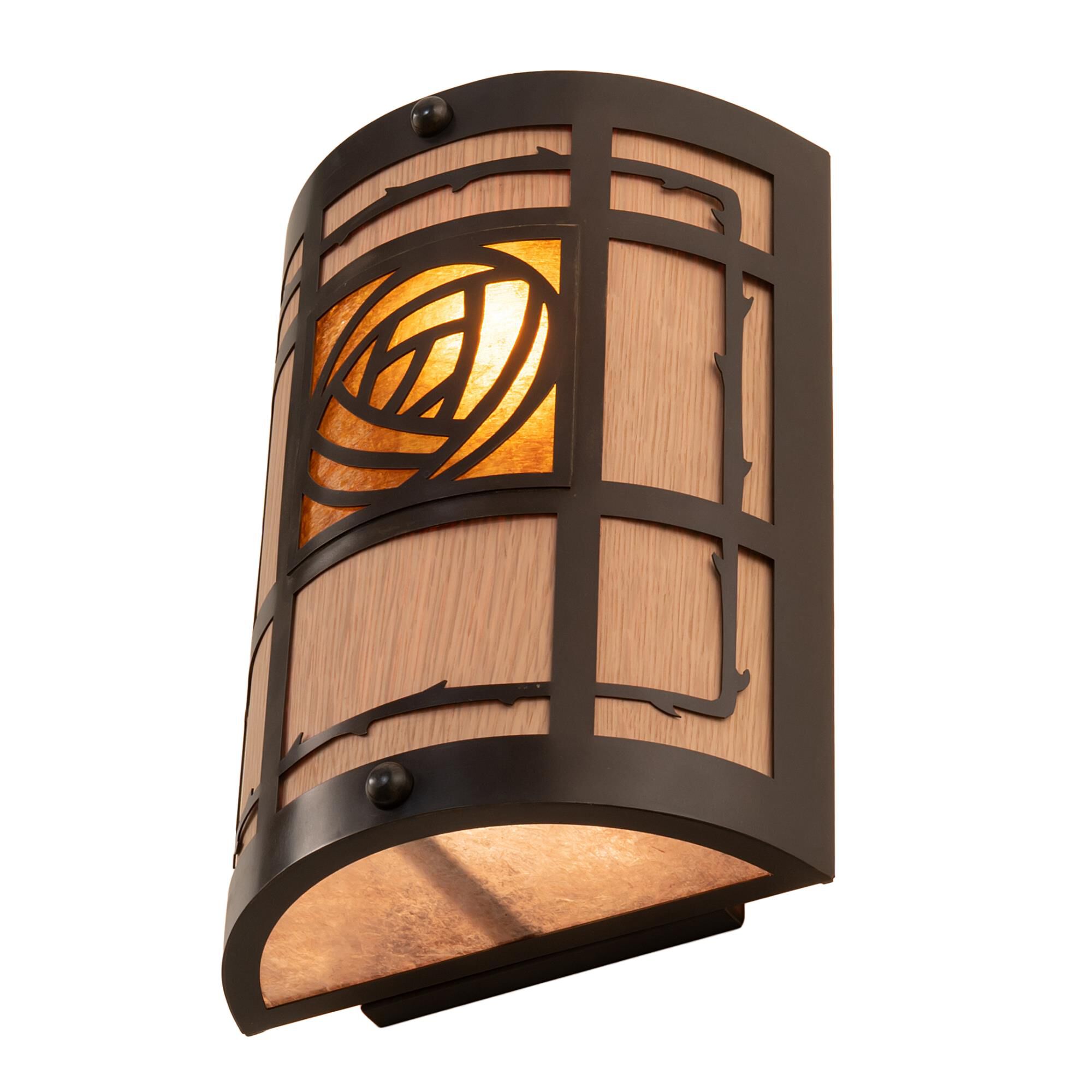 Bungalow Rose 12 Inch Tall 2 Light Outdoor Wall Light by Meyda Lighting