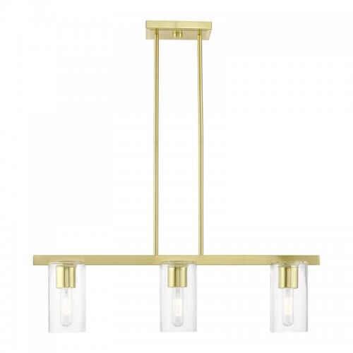 Clarion 30 Inch 3 Light Linear Suspension Light by Livex Lighting
